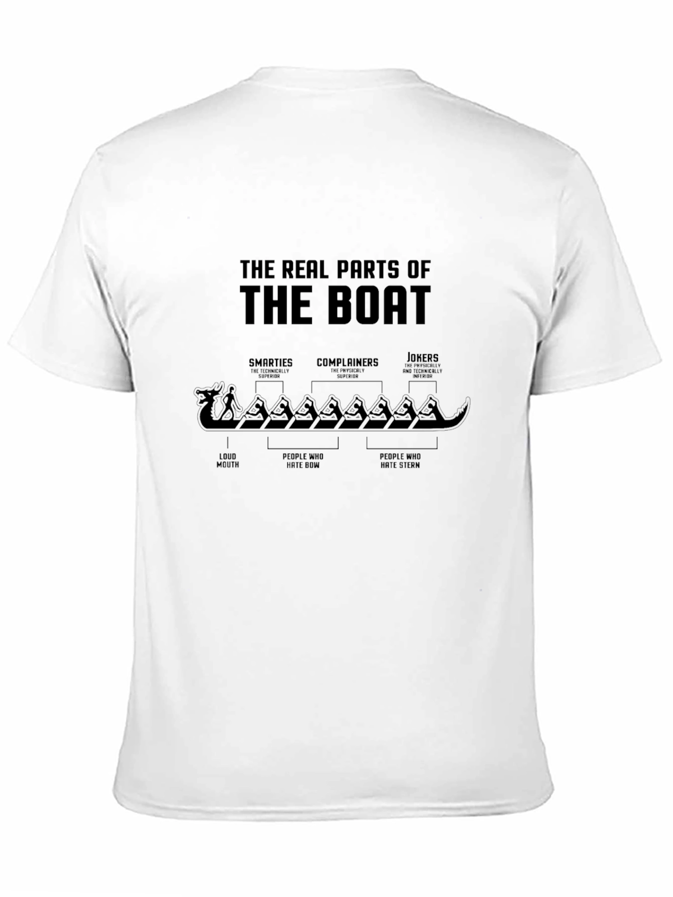 The Real Parts of the Boat Graphic T-Shirt