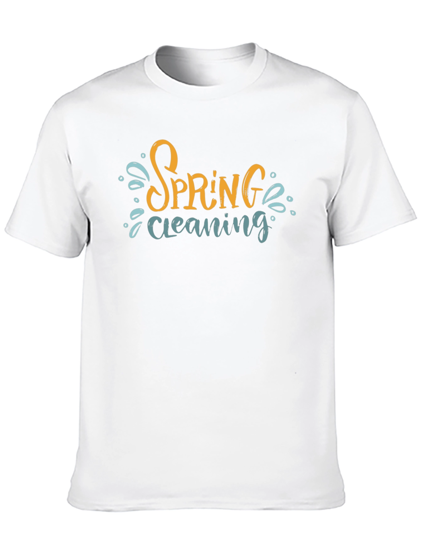 Spring Cleaning T-Shirt - Black Cotton Tee