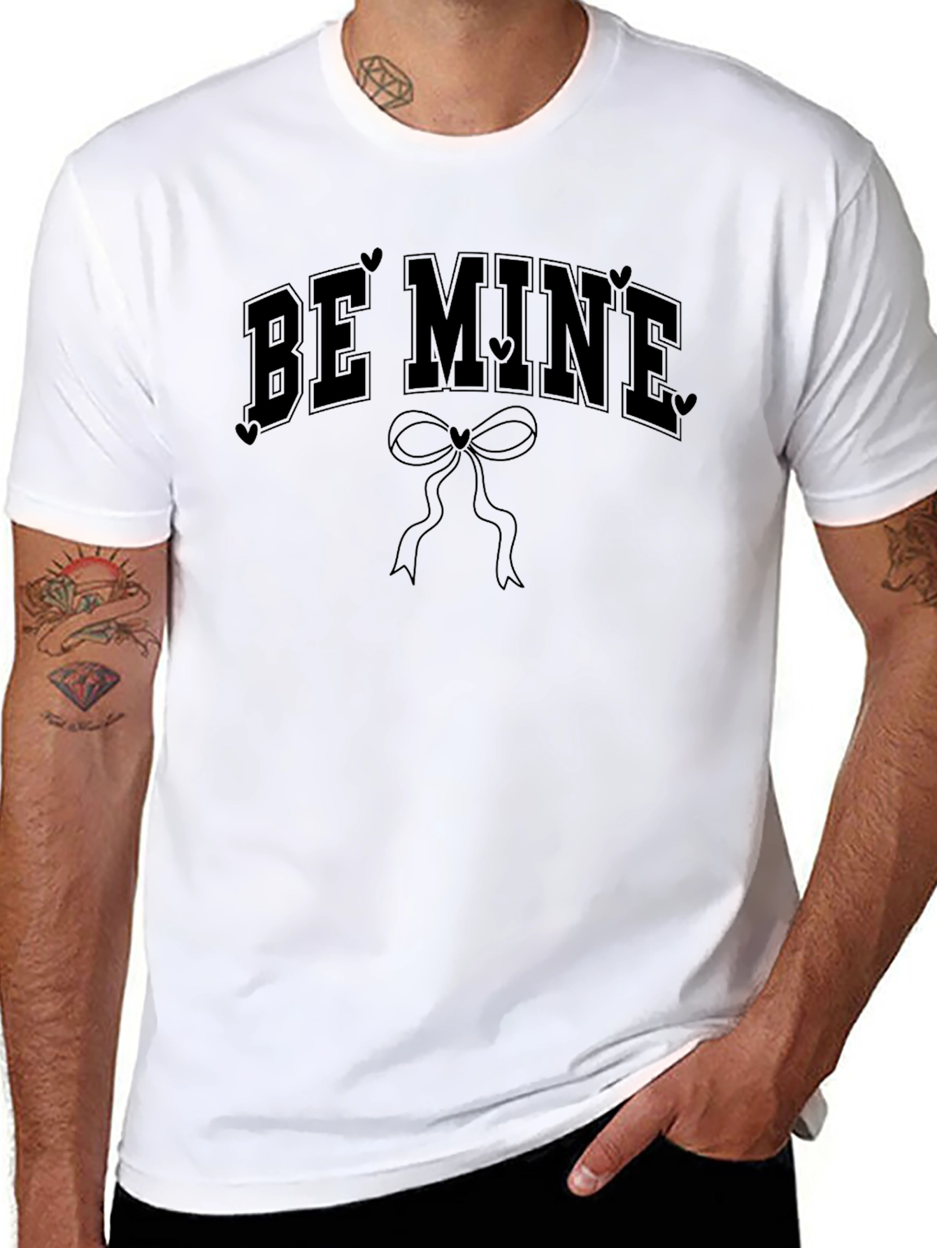 Be Mine Valentines Day Graphic Tee