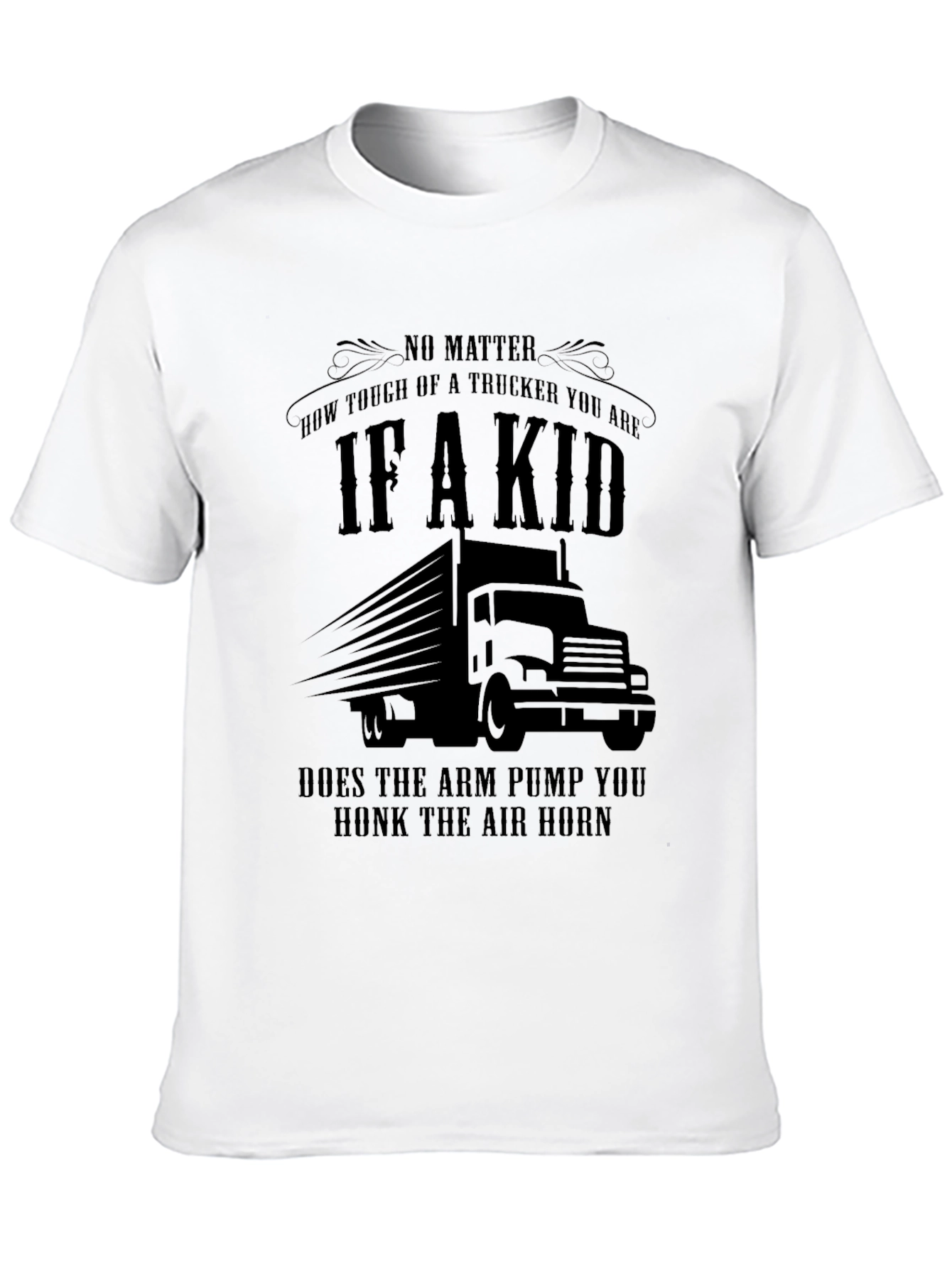 Trucker T-Shirt - Honk the Air Horn