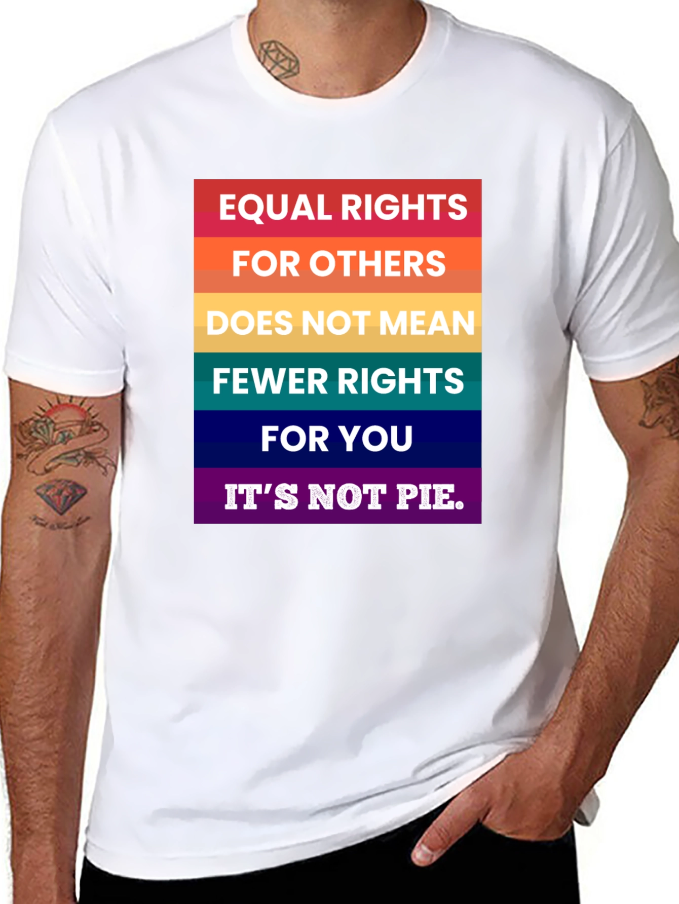 Equal Rights Rainbow T-Shirt