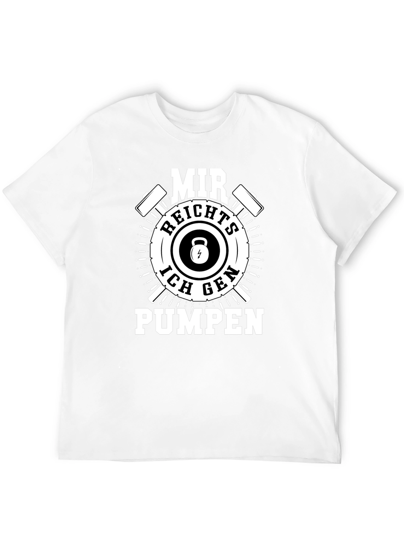 MIR REICHTS ICH GEH PUMPEN Black T-Shirt