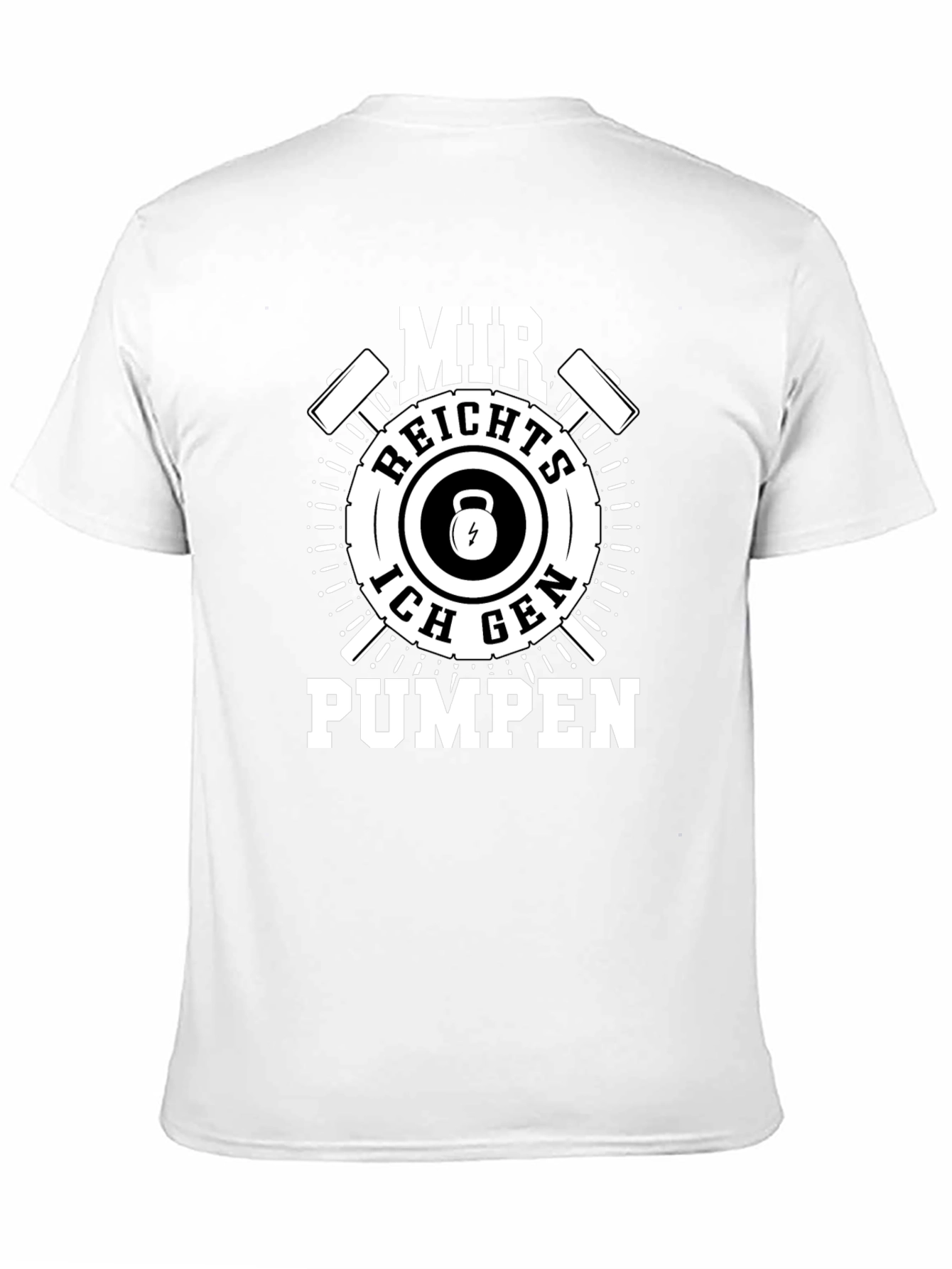 MIR REICHTS ICH GEH PUMPEN Black T-Shirt