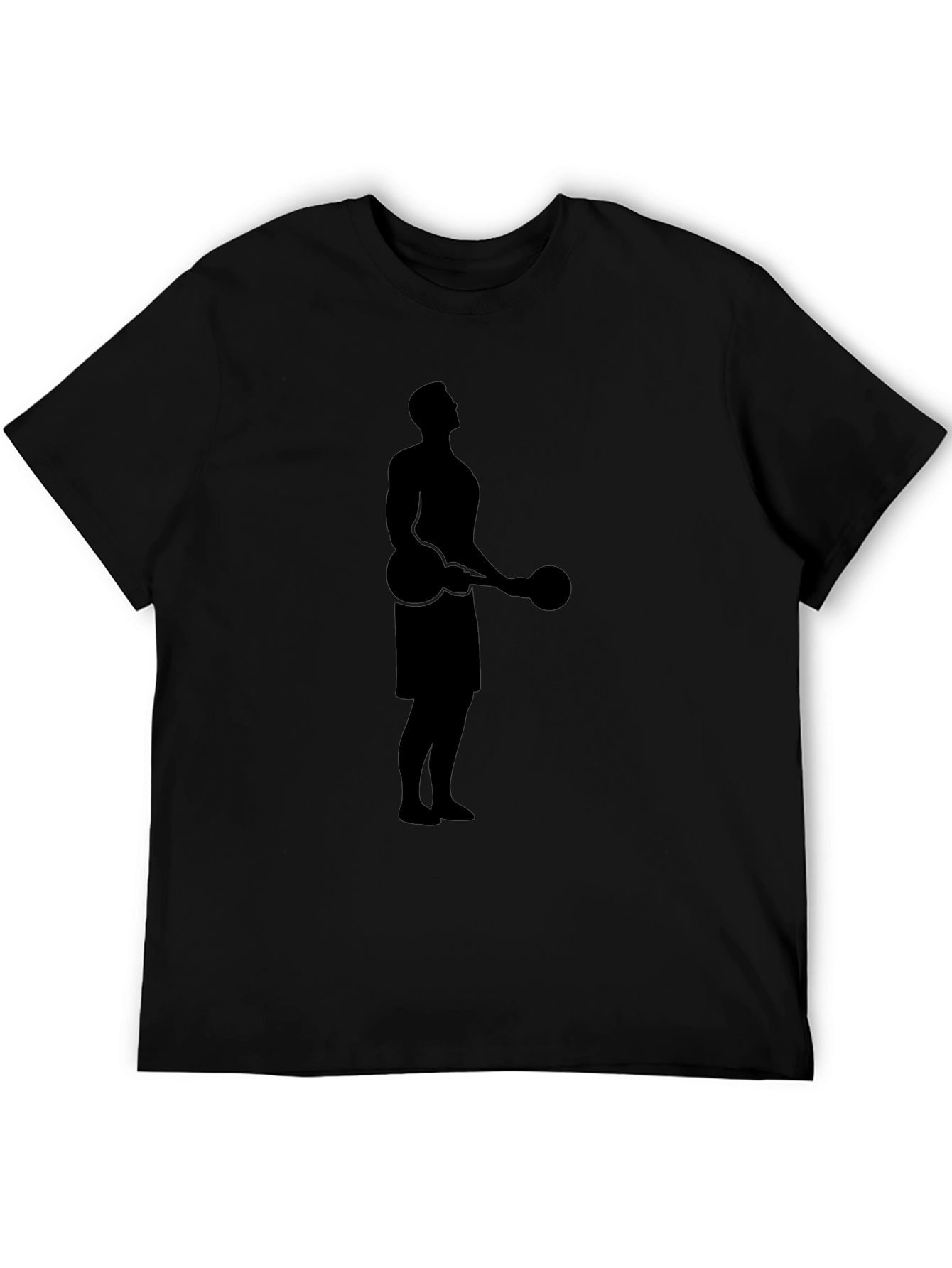 Workout Silhouette Black T-Shirt