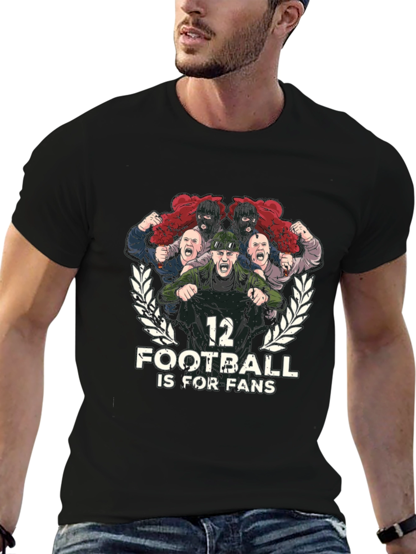 Football Is For Fans Graphic T-Shirt