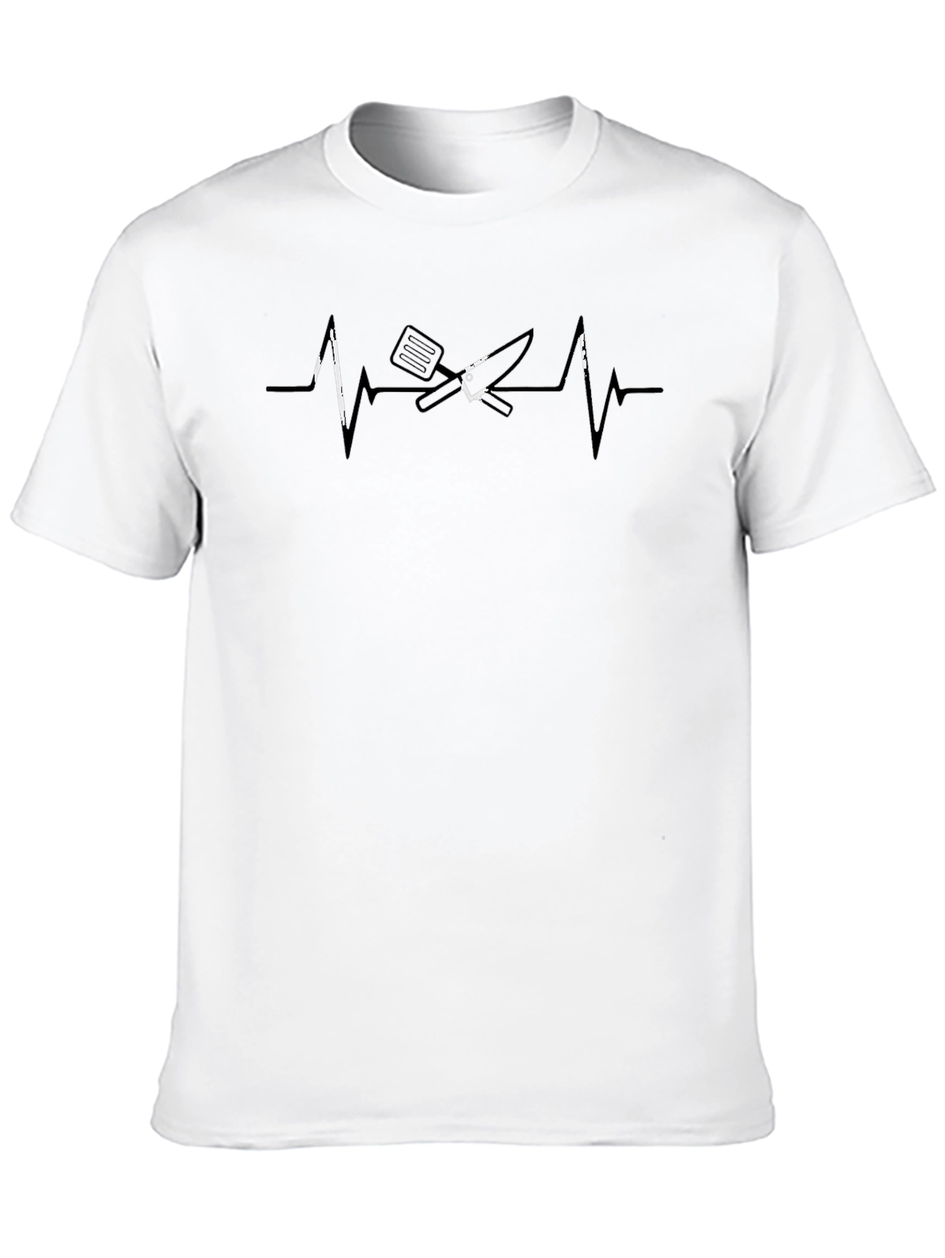 Chef Heartbeat T-Shirt - Culinary Passion Tee