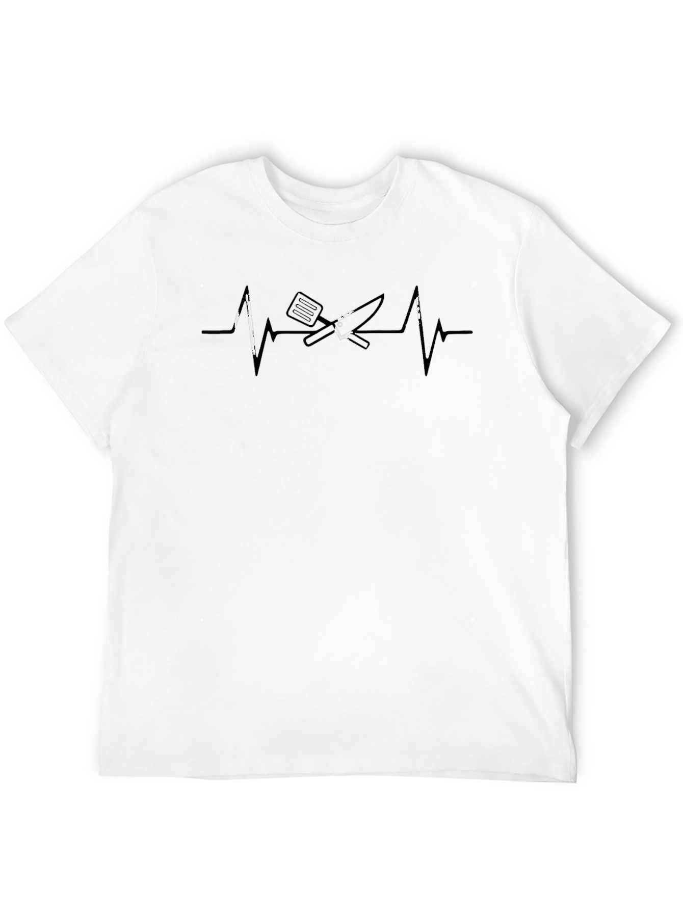 Chef Heartbeat T-Shirt - Culinary Passion Tee