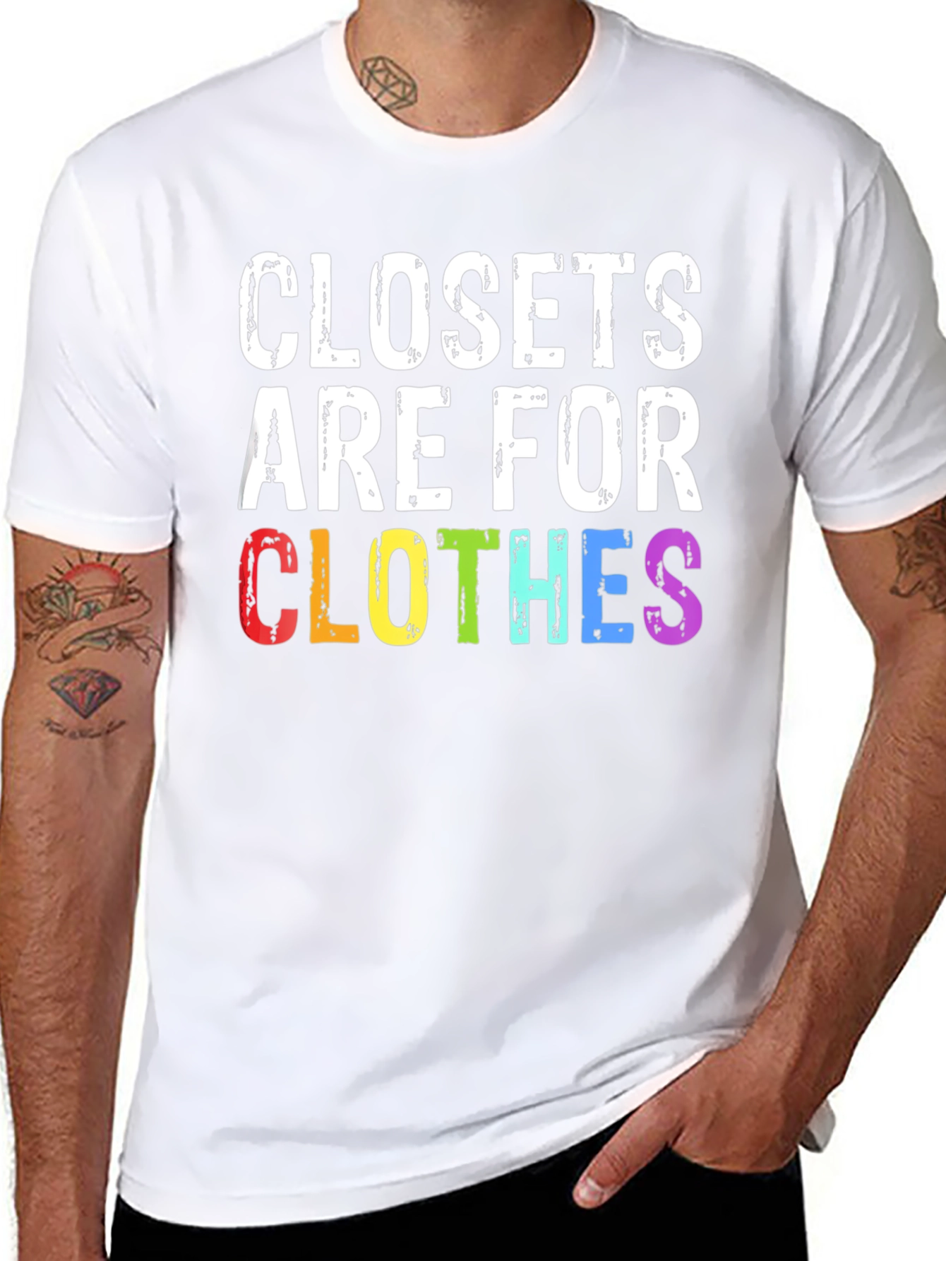 Closets Are For Clothes Pride T-Shirt