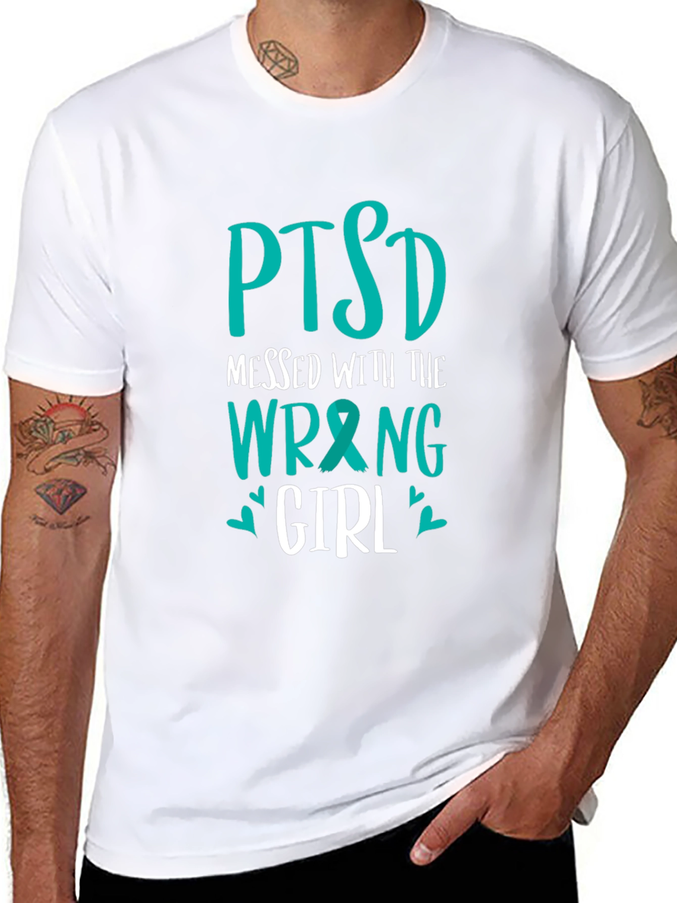PTSD Messed with the Wrong Girl T-Shirt