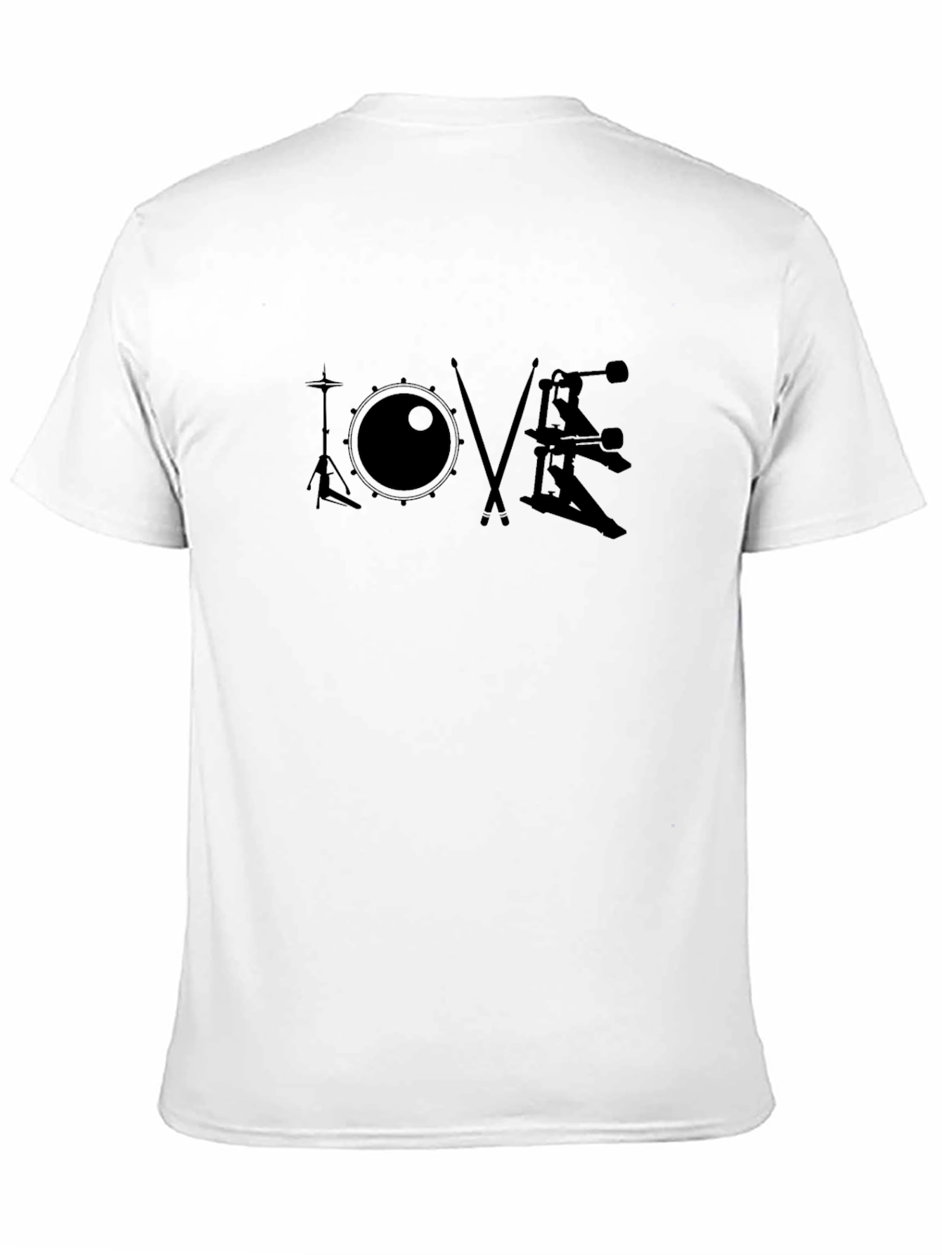 Drummer LOVE T-Shirt - Black Music Tee