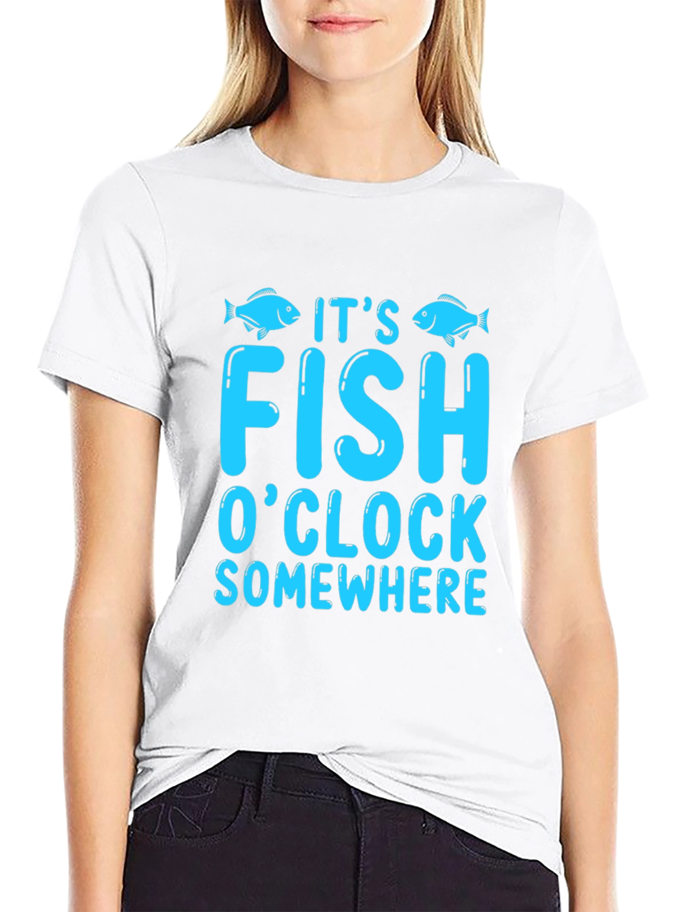 Its Fish OClock Somewhere Graphic Tee
