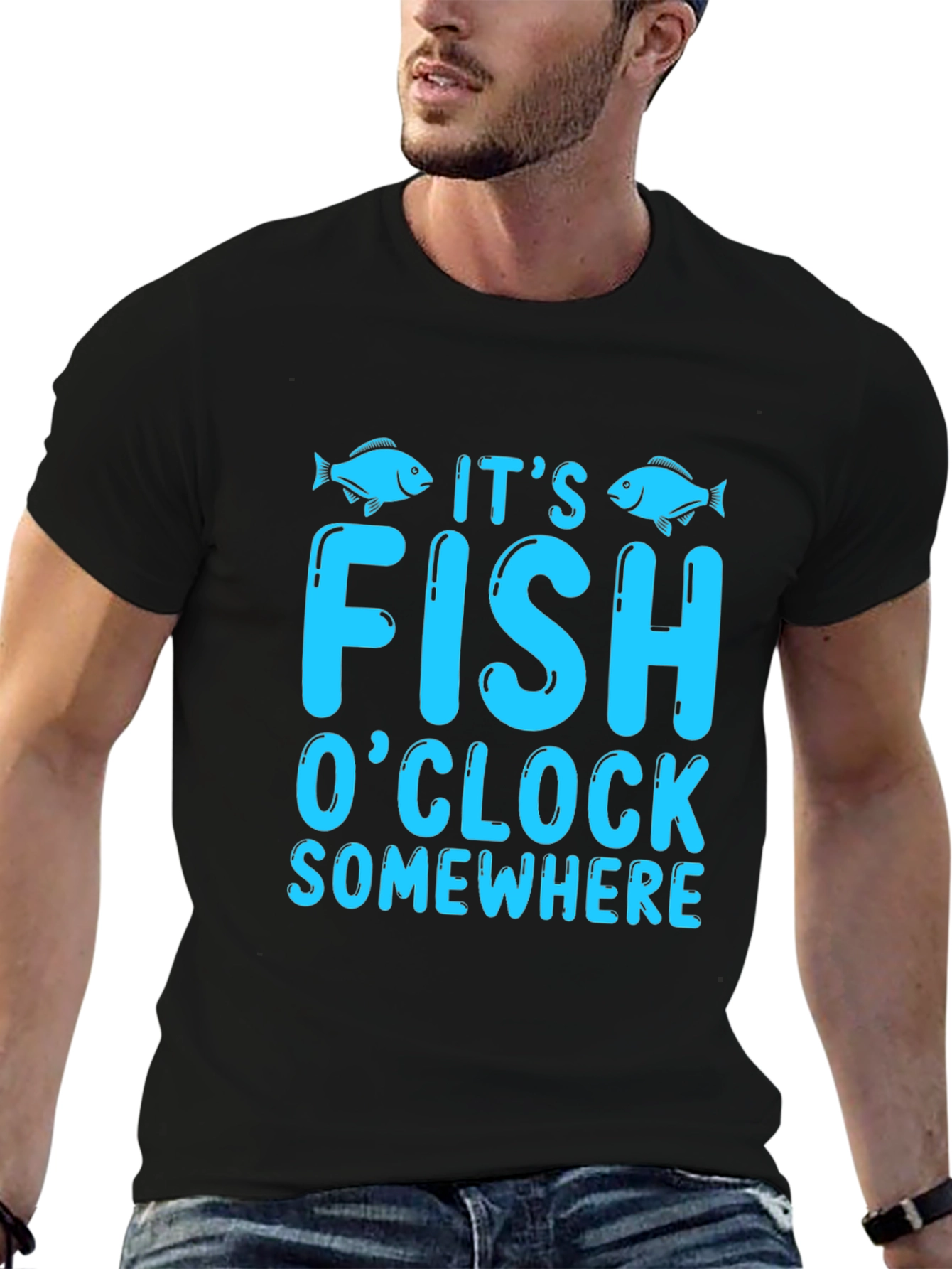 Its Fish OClock Somewhere Graphic Tee