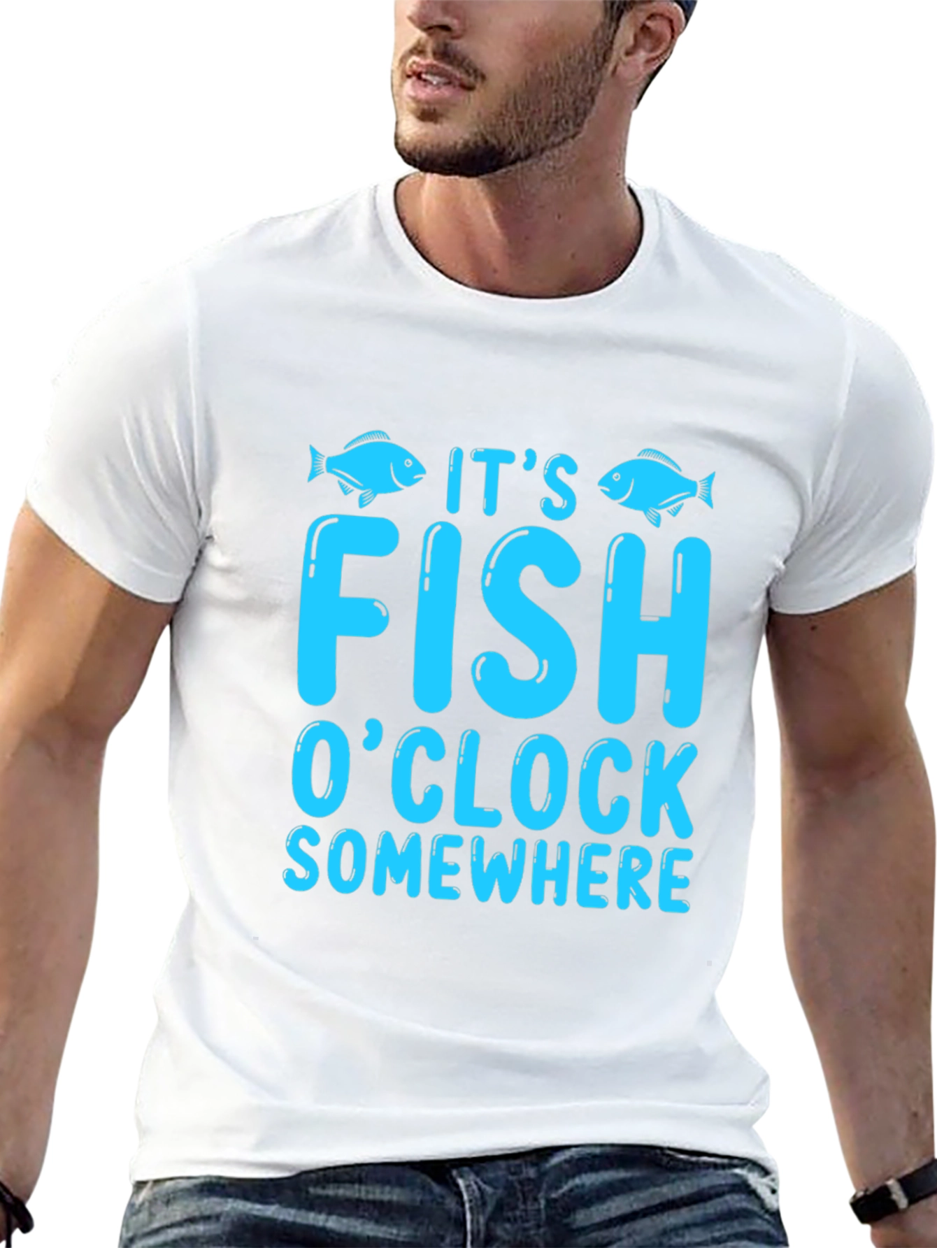 Its Fish OClock Somewhere Graphic Tee