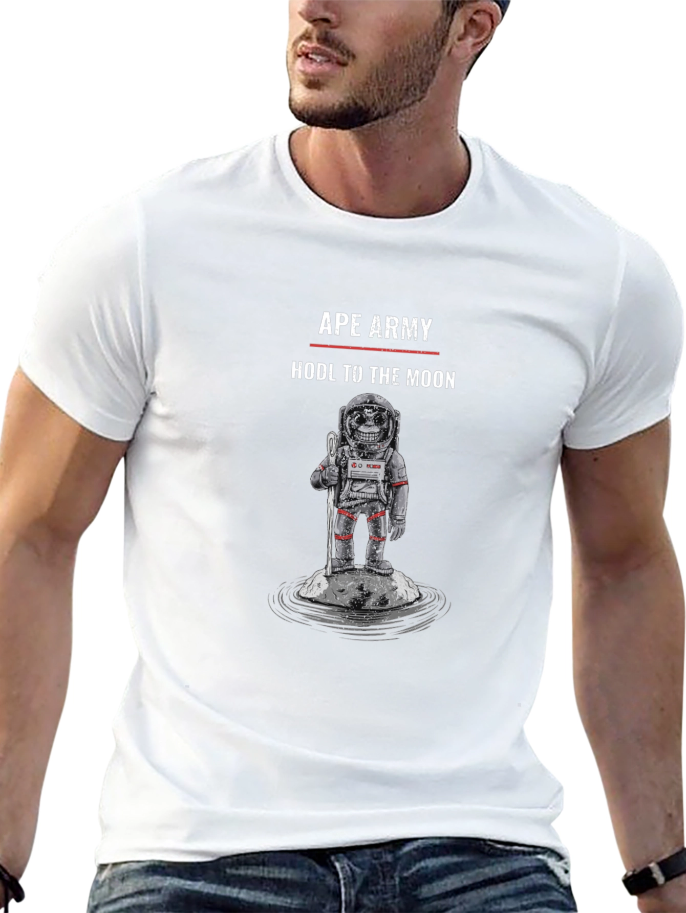 Ape Army HODL To The Moon T-Shirt