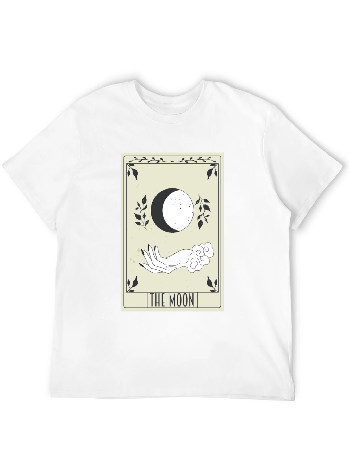 The Moon Tarot Card T-Shirt - Mystical Design