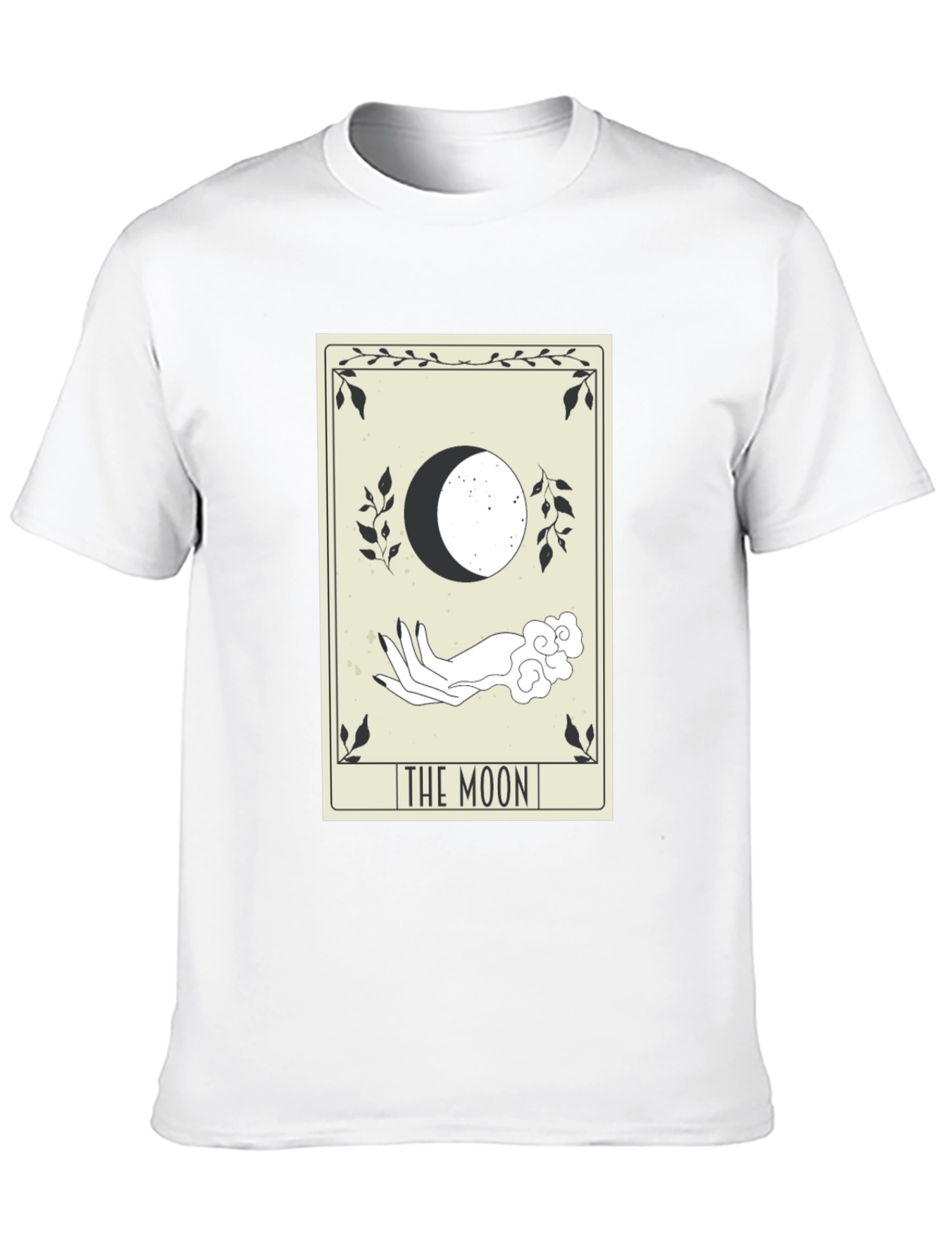 The Moon Tarot Card T-Shirt - Mystical Design