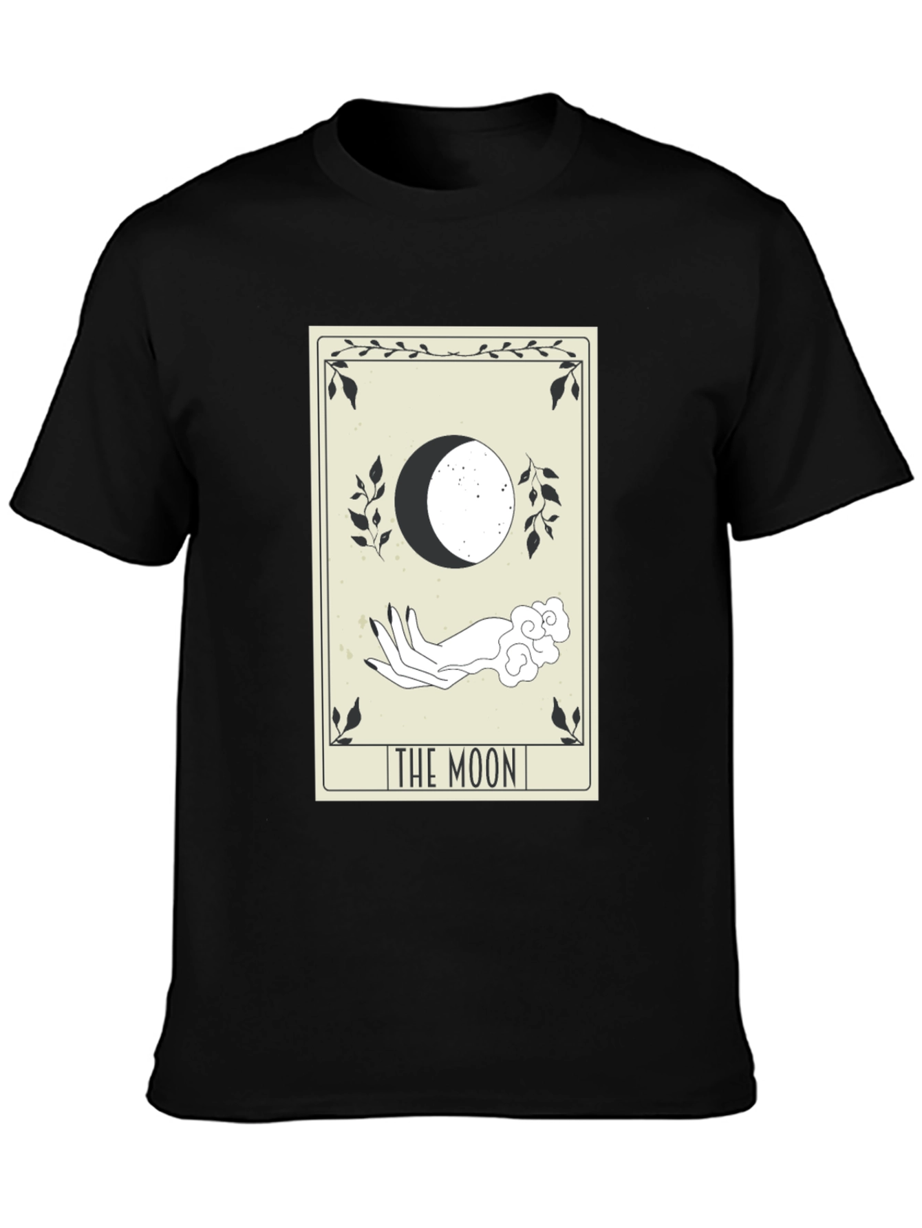 The Moon Tarot Card T-Shirt - Mystical Design