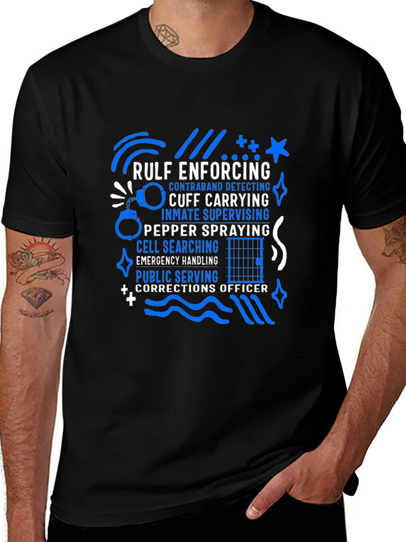 Corrections Officer Graphic T-Shirt