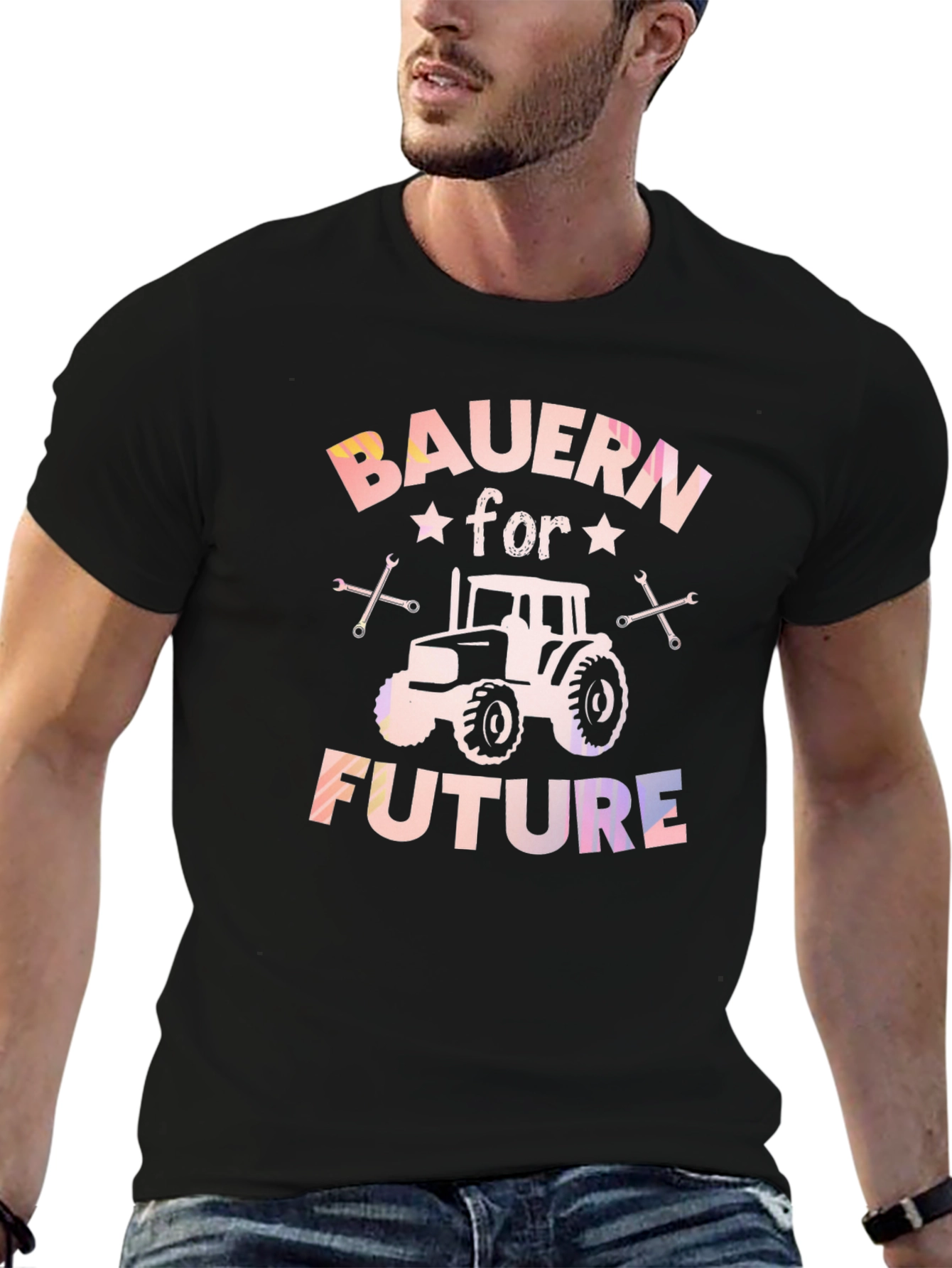 Bauern for Future Tractor Graphic T-Shirt