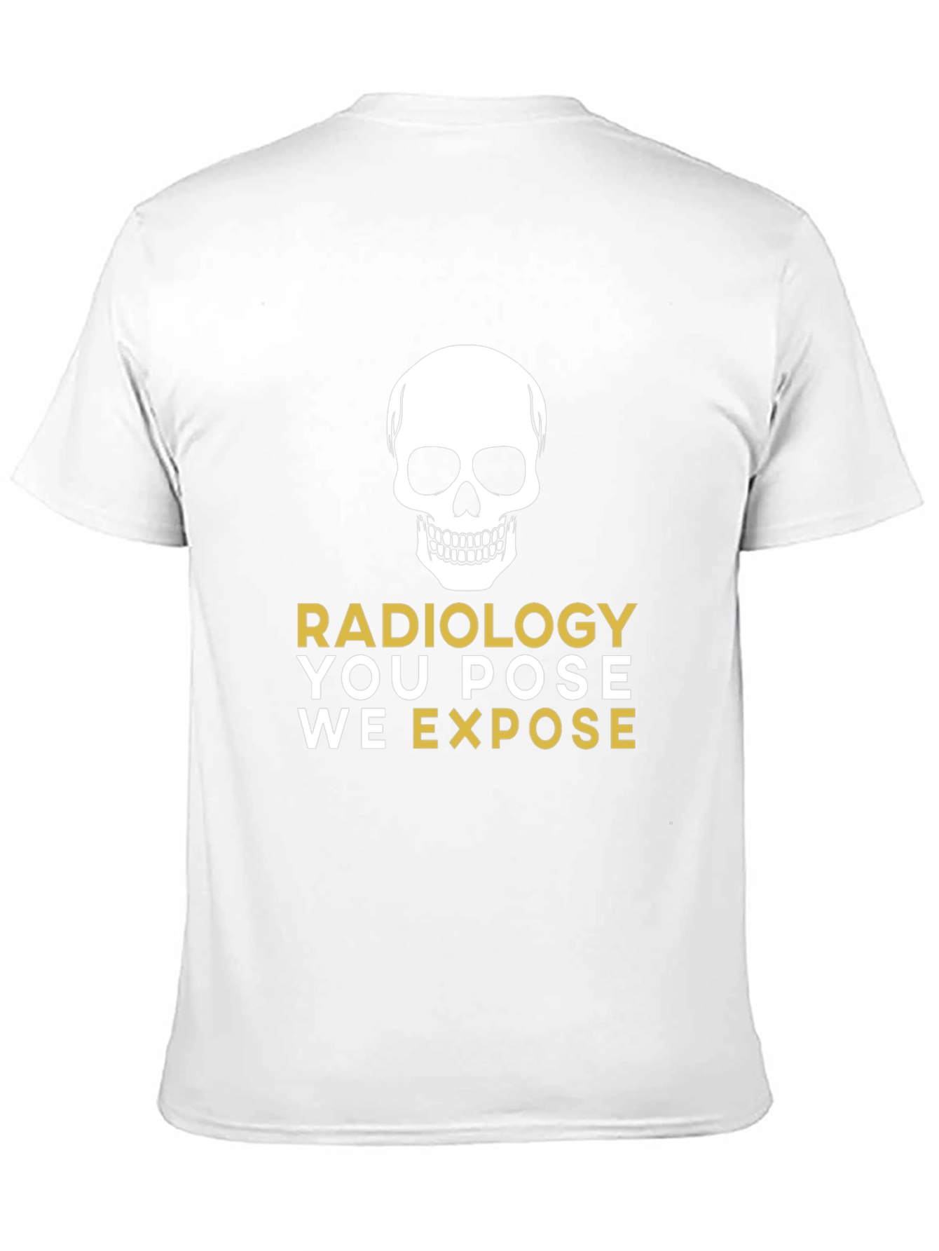 Radiology Skull Graphic Tee - X-Ray Humor T-Shirt