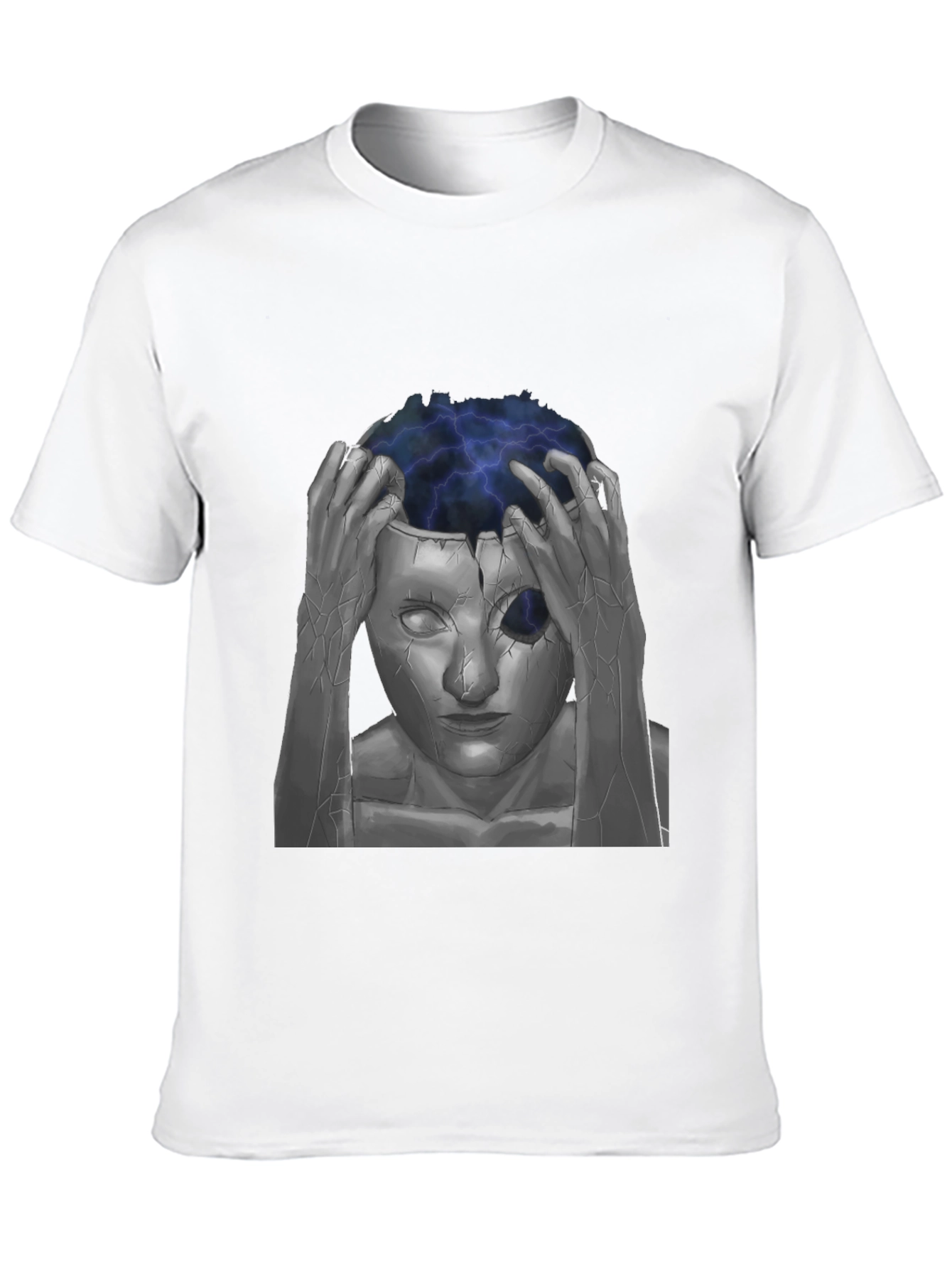 Mind-Blowing Graphic Tee - Black Cotton