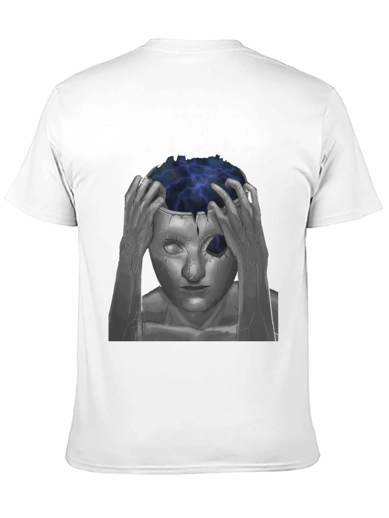 Mind-Blowing Graphic Tee - Black Cotton