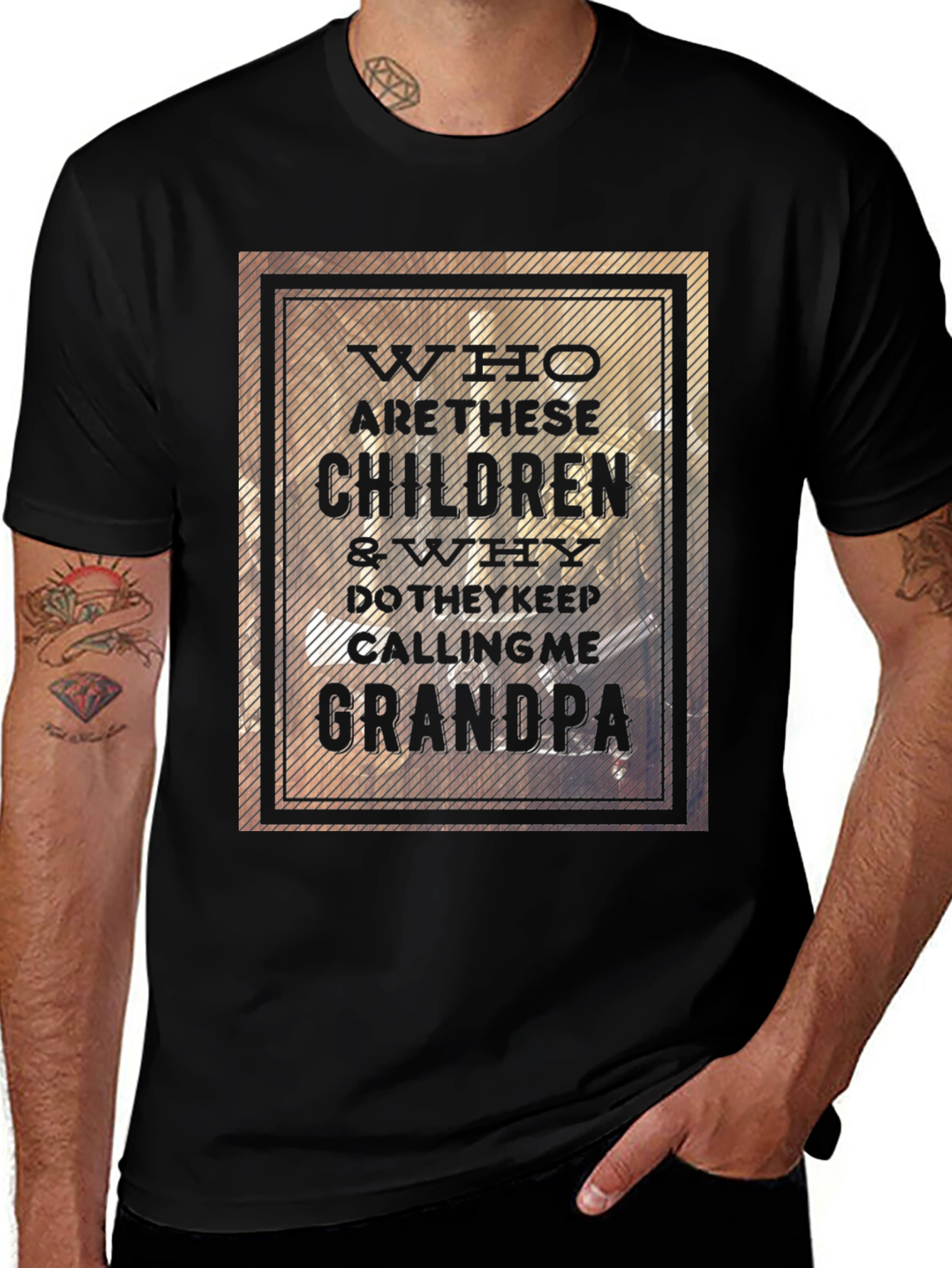Who Are These Children? Grandpa T-Shirt