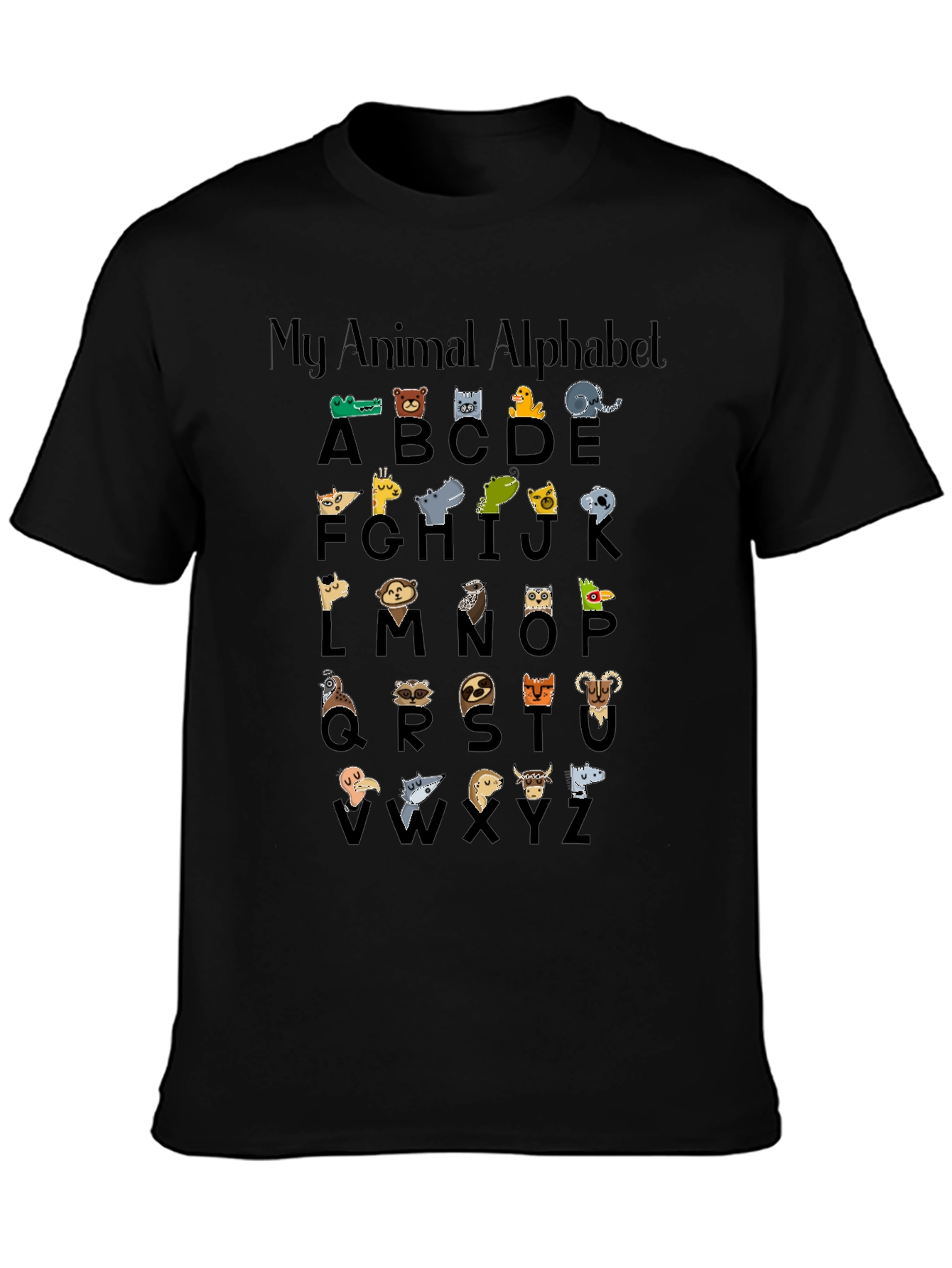 Animal Alphabet T-Shirt - Fun ABCs