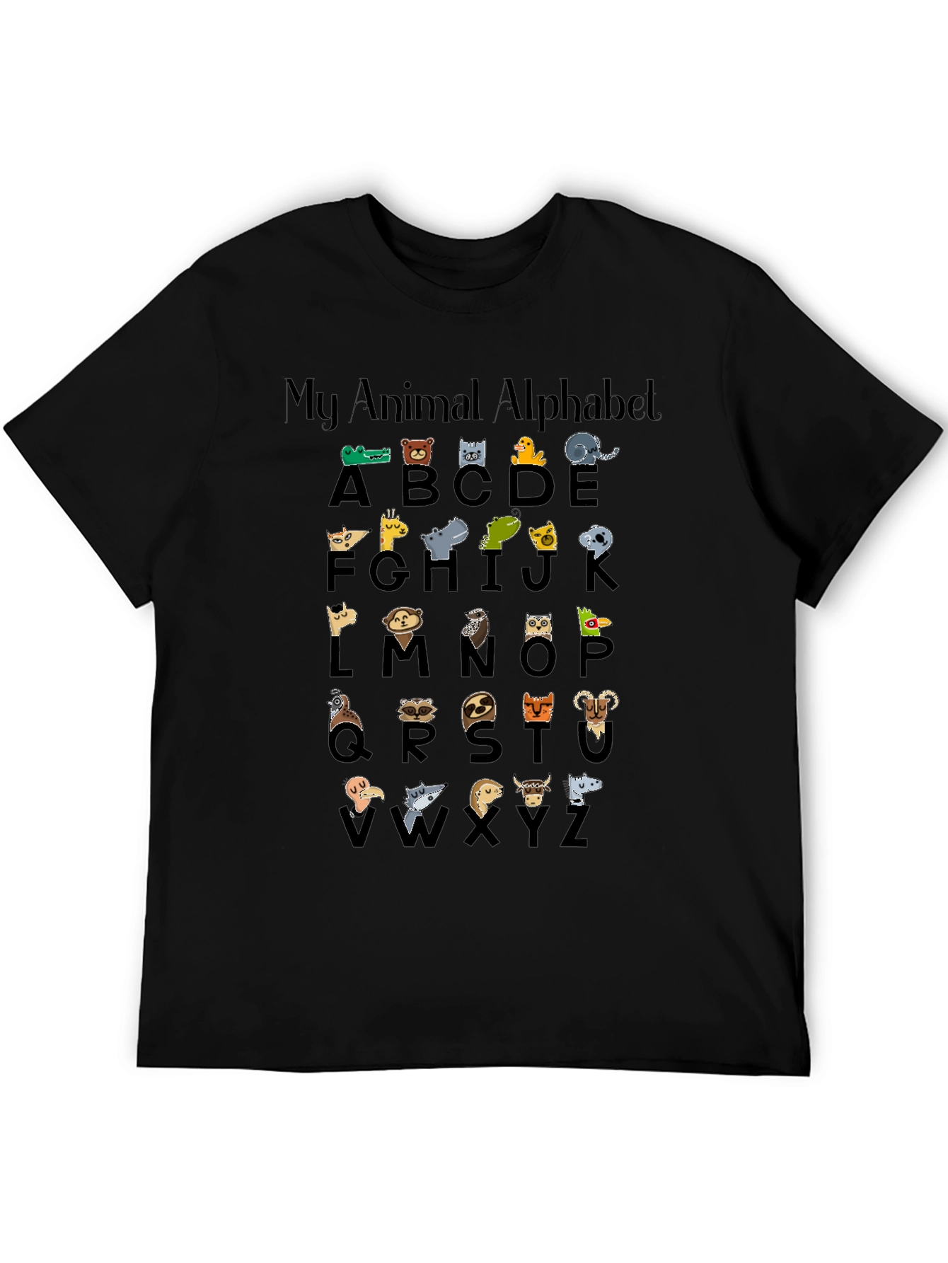 Animal Alphabet T-Shirt - Fun ABCs