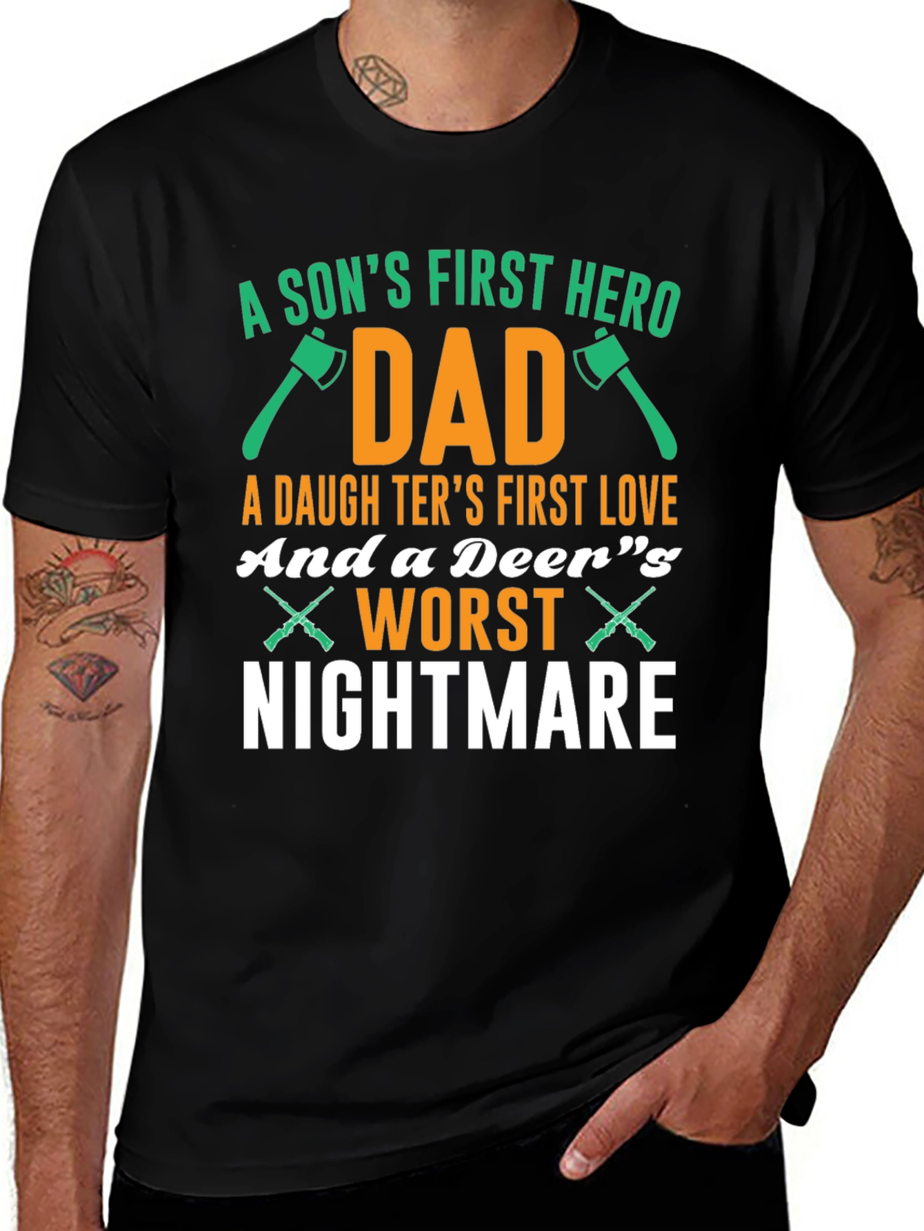 A Sons First Hero Dad T-Shirt