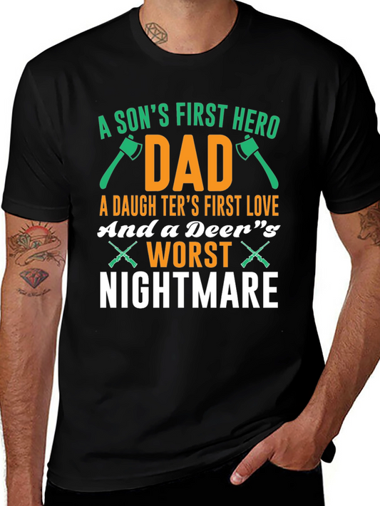 A Sons First Hero Dad T-Shirt