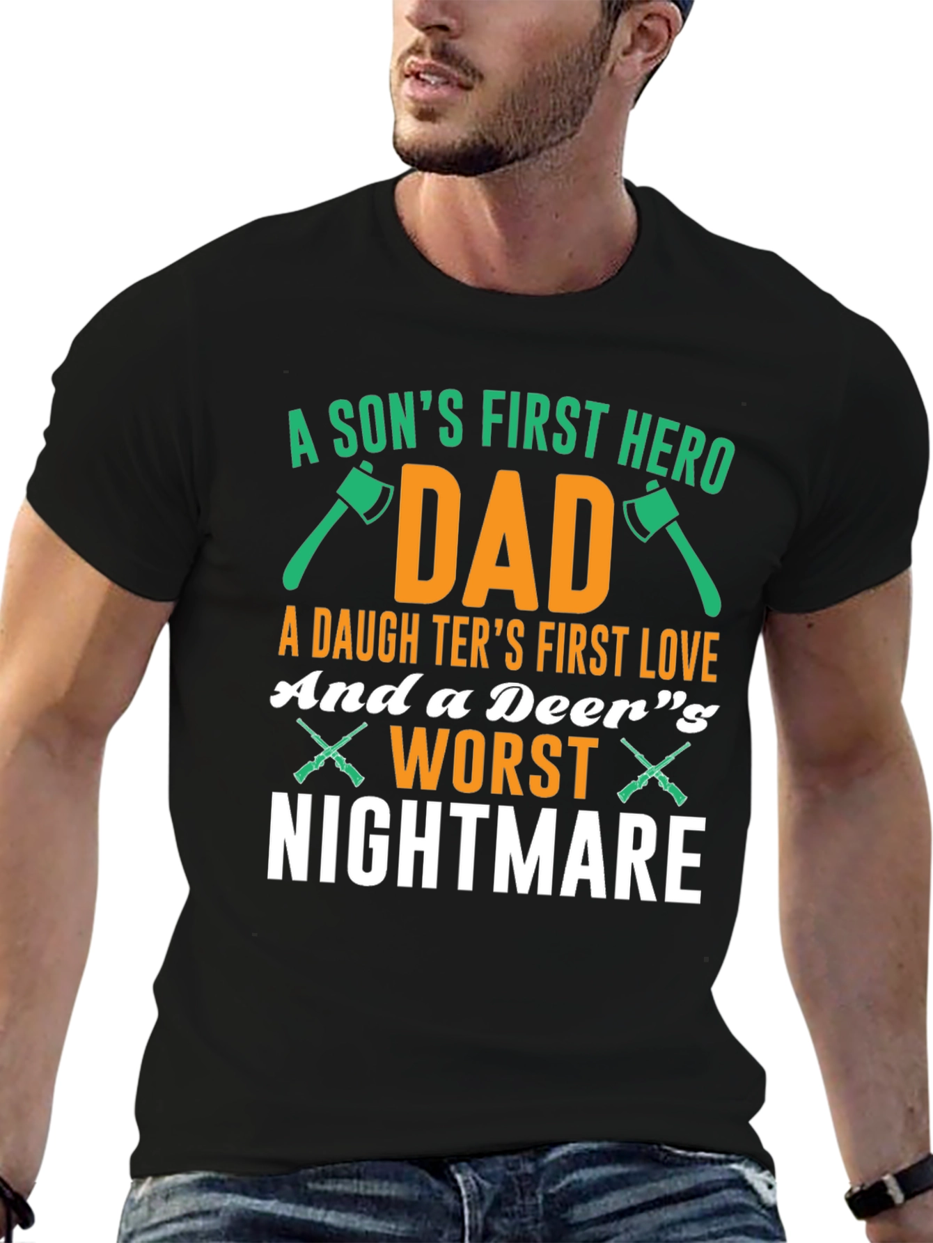 A Sons First Hero Dad T-Shirt