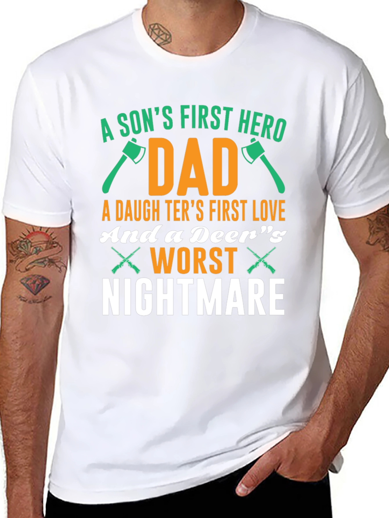 A Sons First Hero Dad T-Shirt