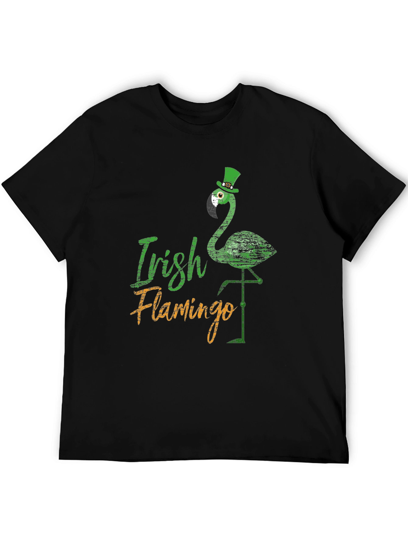 Irish Flamingo St. Patricks Day T-Shirt