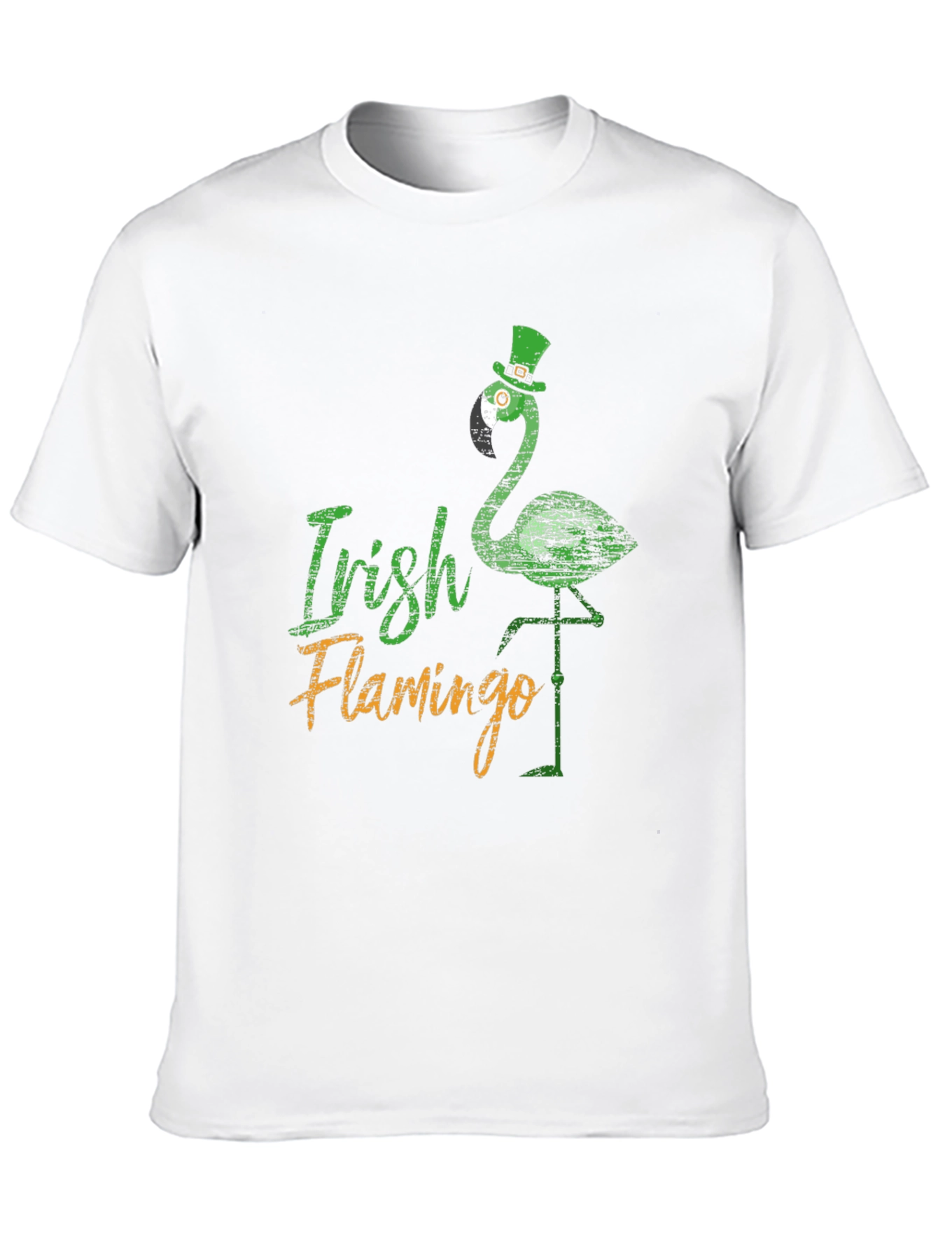 Irish Flamingo St. Patricks Day T-Shirt