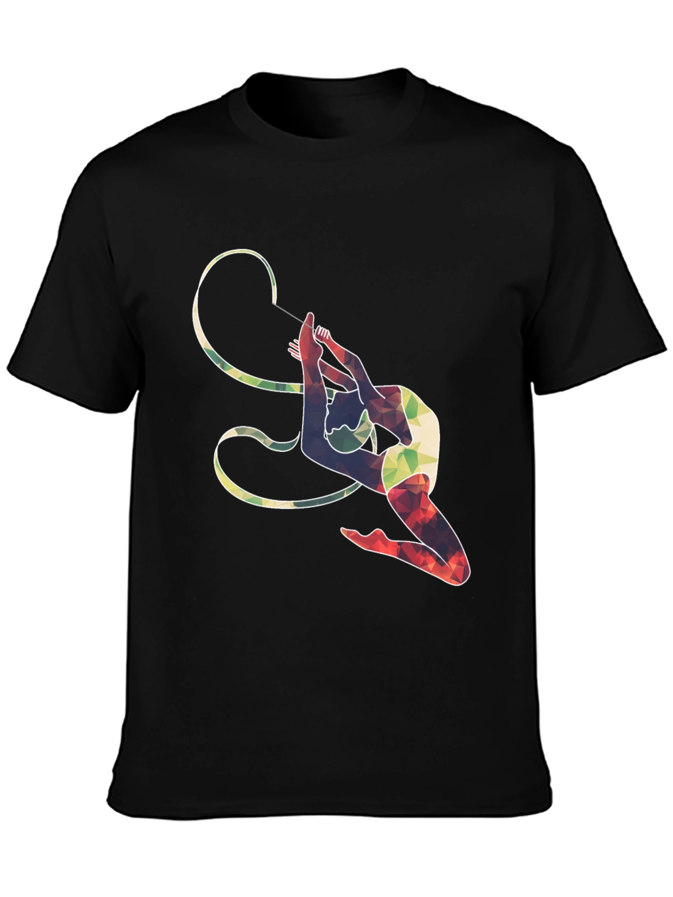 Geometric Gymnast Ribbon T-Shirt