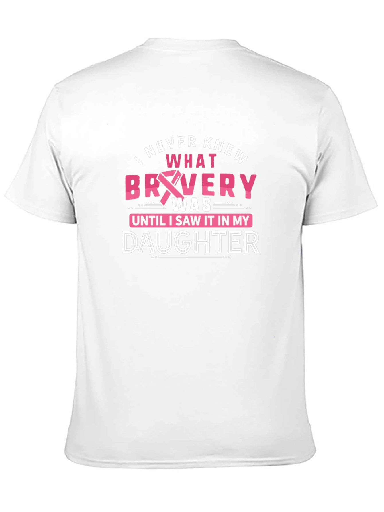 Bravery Daughter T-Shirt - Breast Cancer Awareness