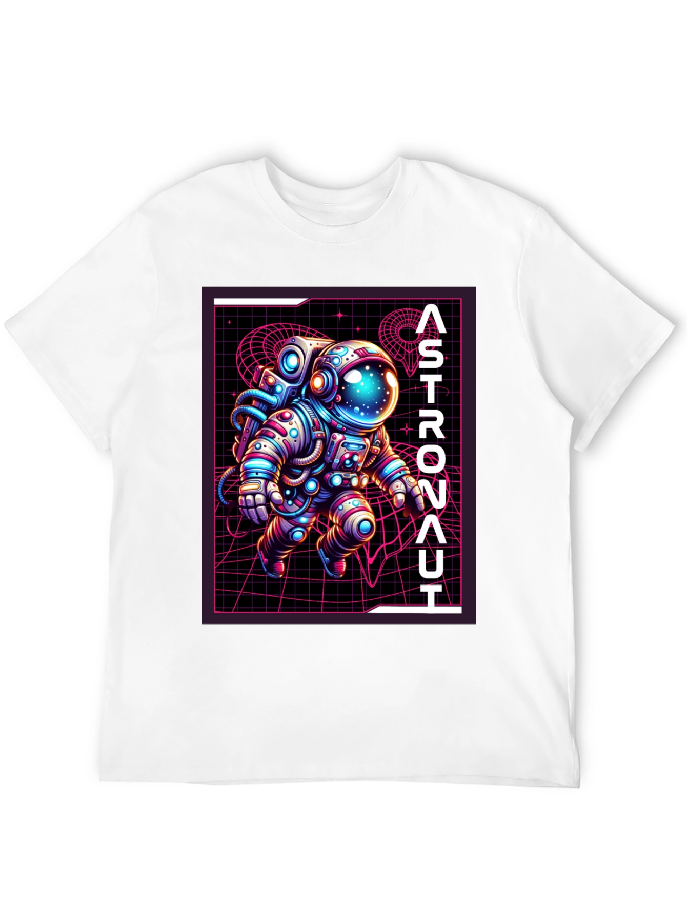 Astronaut Retro Graphic T-Shirt