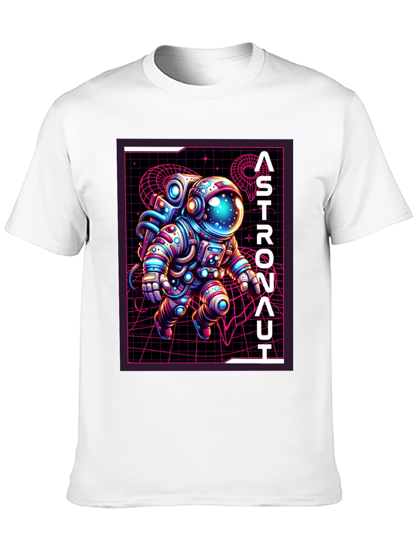 Astronaut Retro Graphic T-Shirt