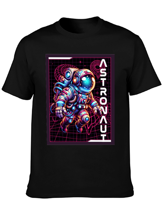 Astronaut Retro Graphic T-Shirt