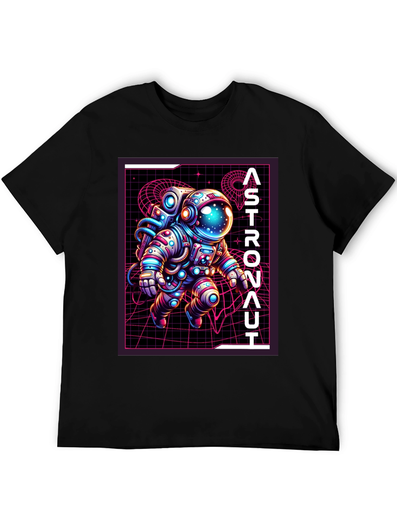 Astronaut Retro Graphic T-Shirt