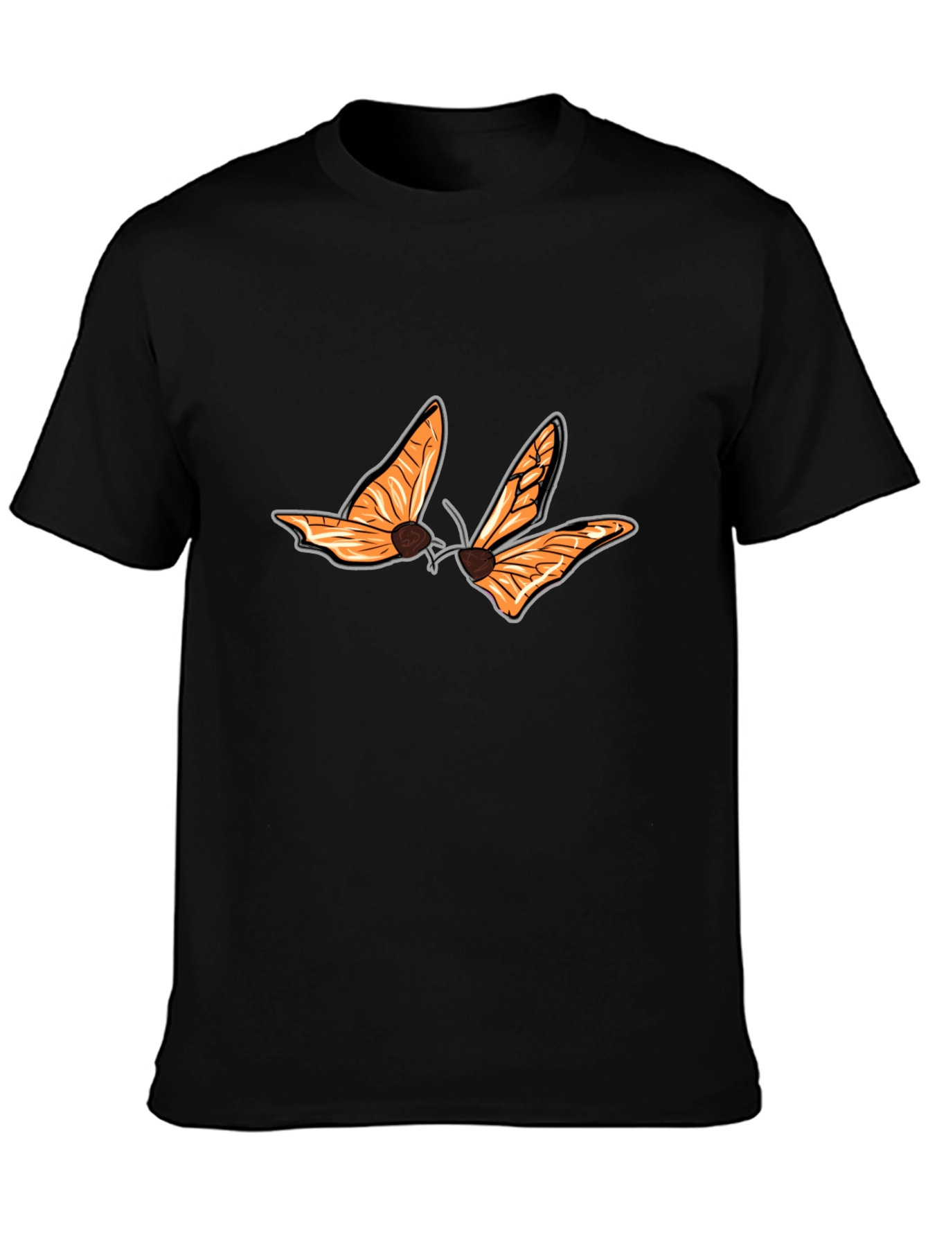 Butterfly Graphic Black T-Shirt
