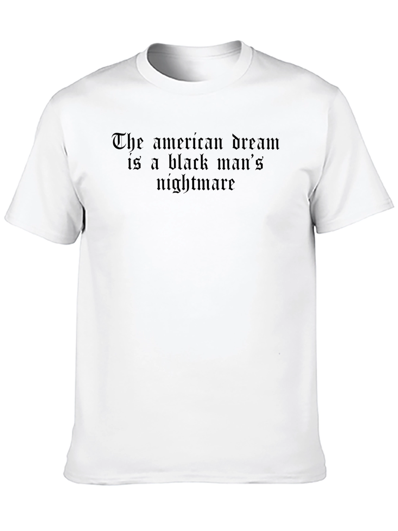 Statement Black T-Shirt: The American Dream