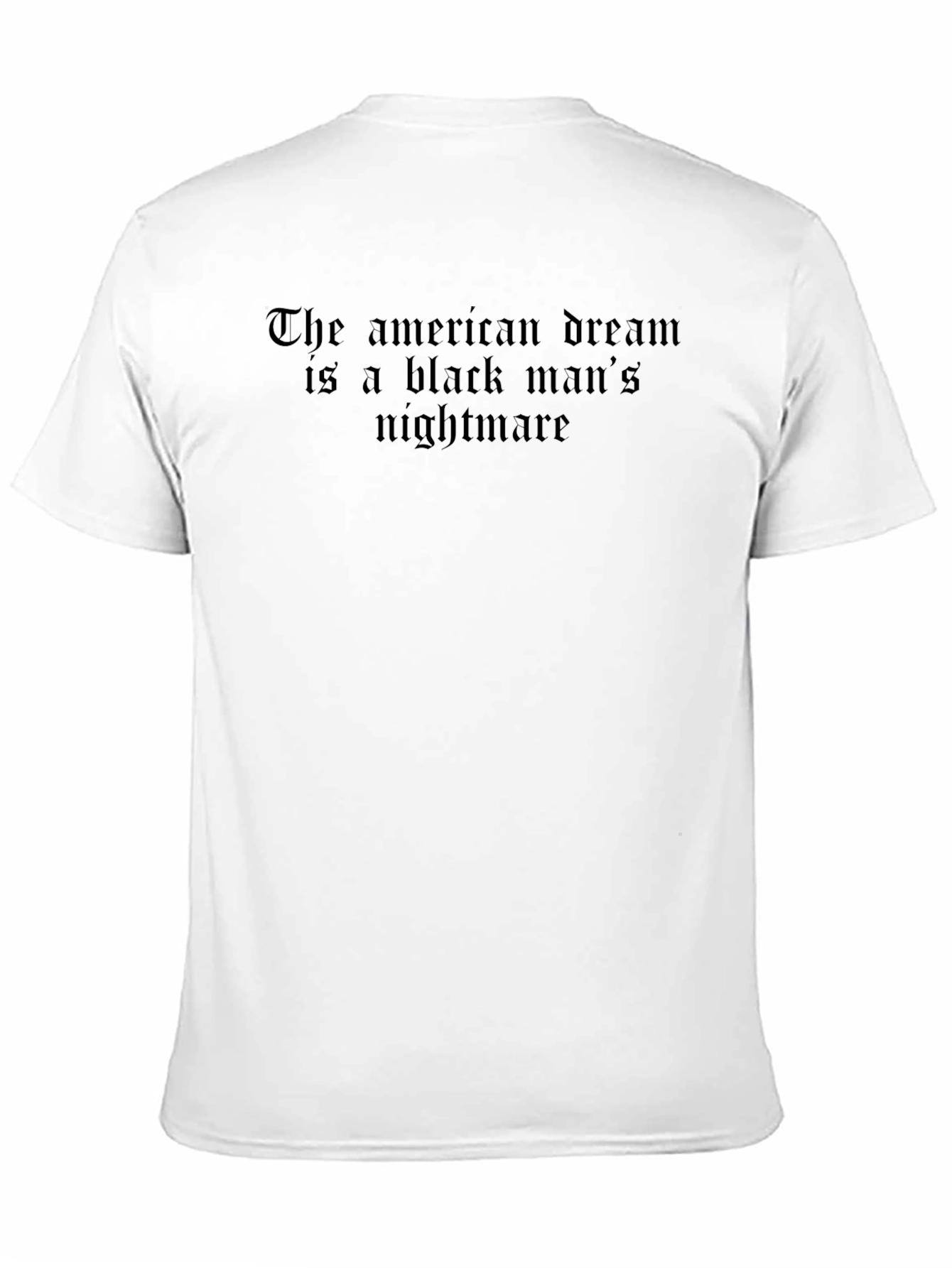 Statement Black T-Shirt: The American Dream