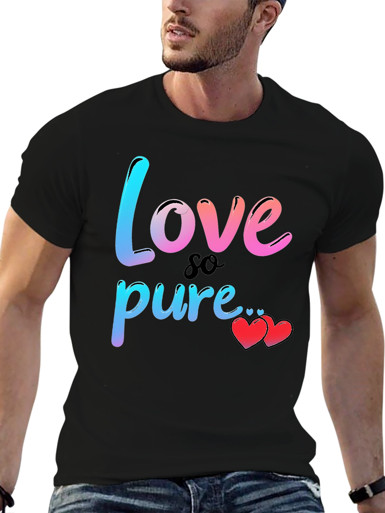 Love So Pure Graphic T-Shirt - Valentines Day Gift