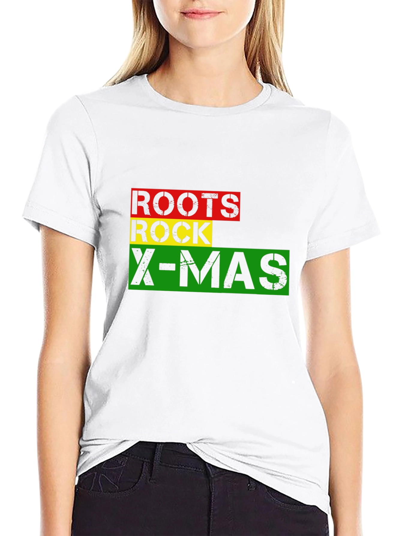 Roots Rock X-Mas Graphic T-Shirt