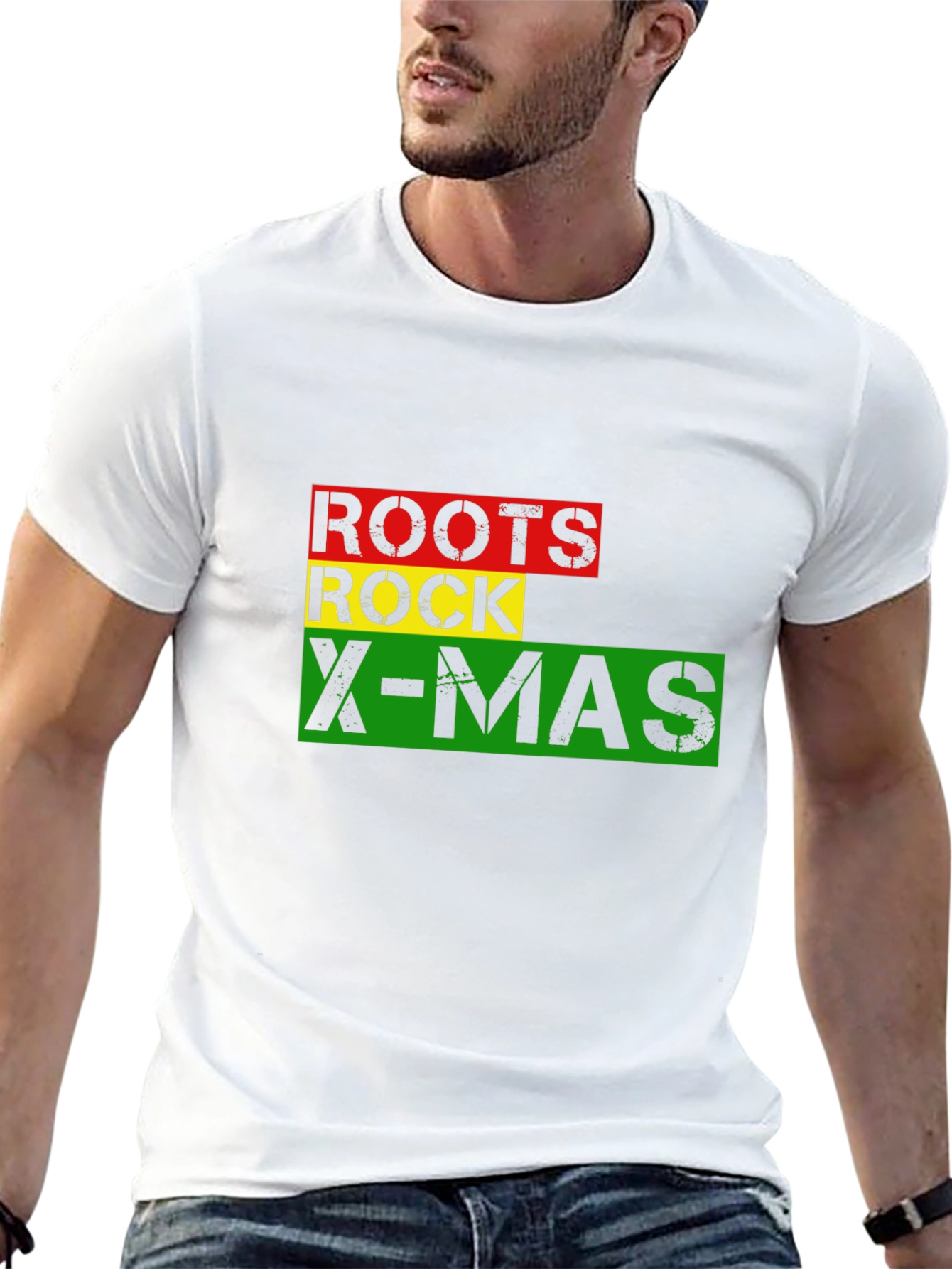 Roots Rock X-Mas Graphic T-Shirt