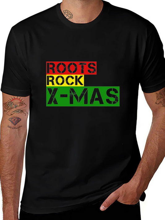 Roots Rock X-Mas Graphic T-Shirt
