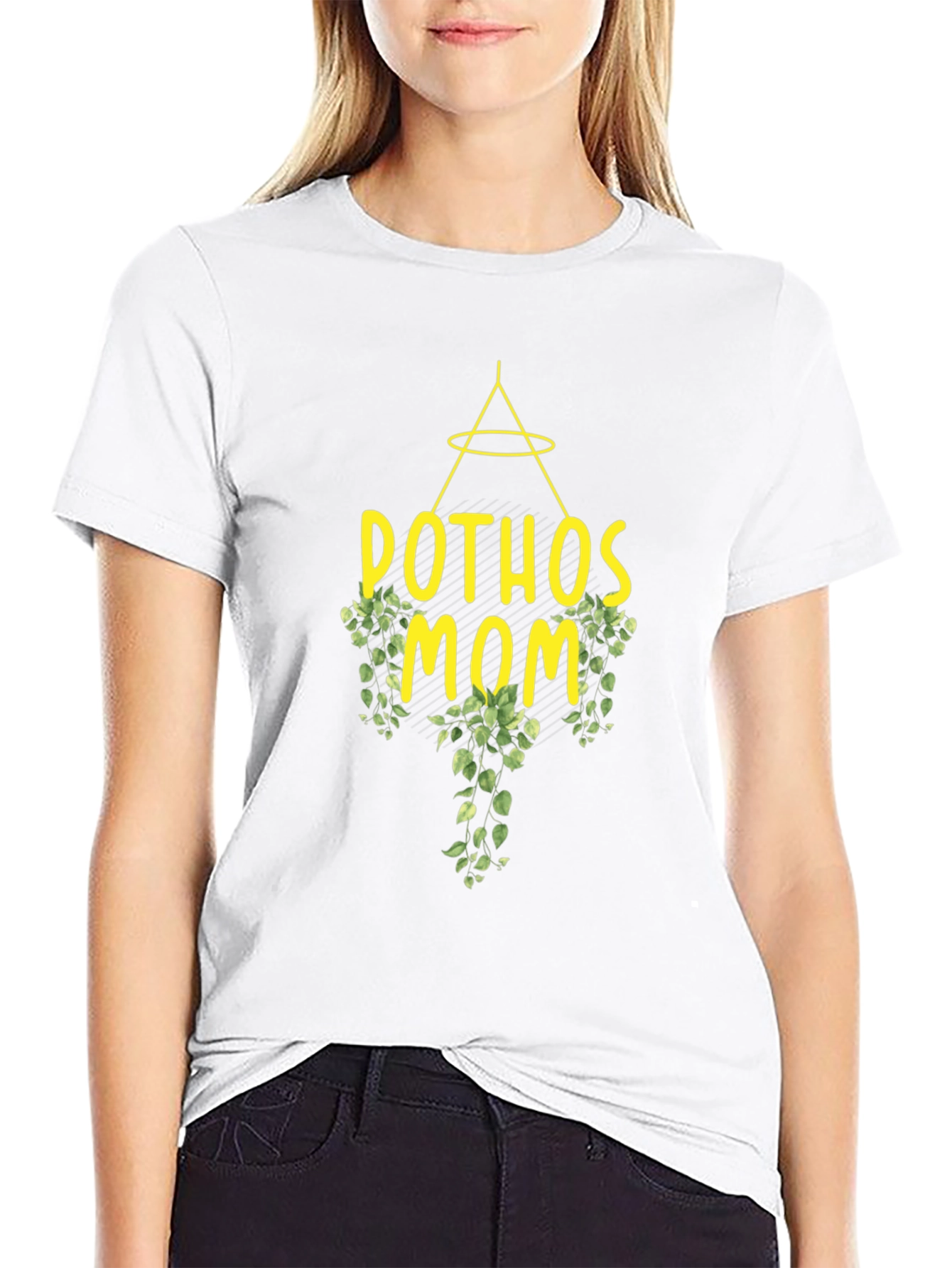 Pothos Mom Graphic T-Shirt - Plant Lover Tee