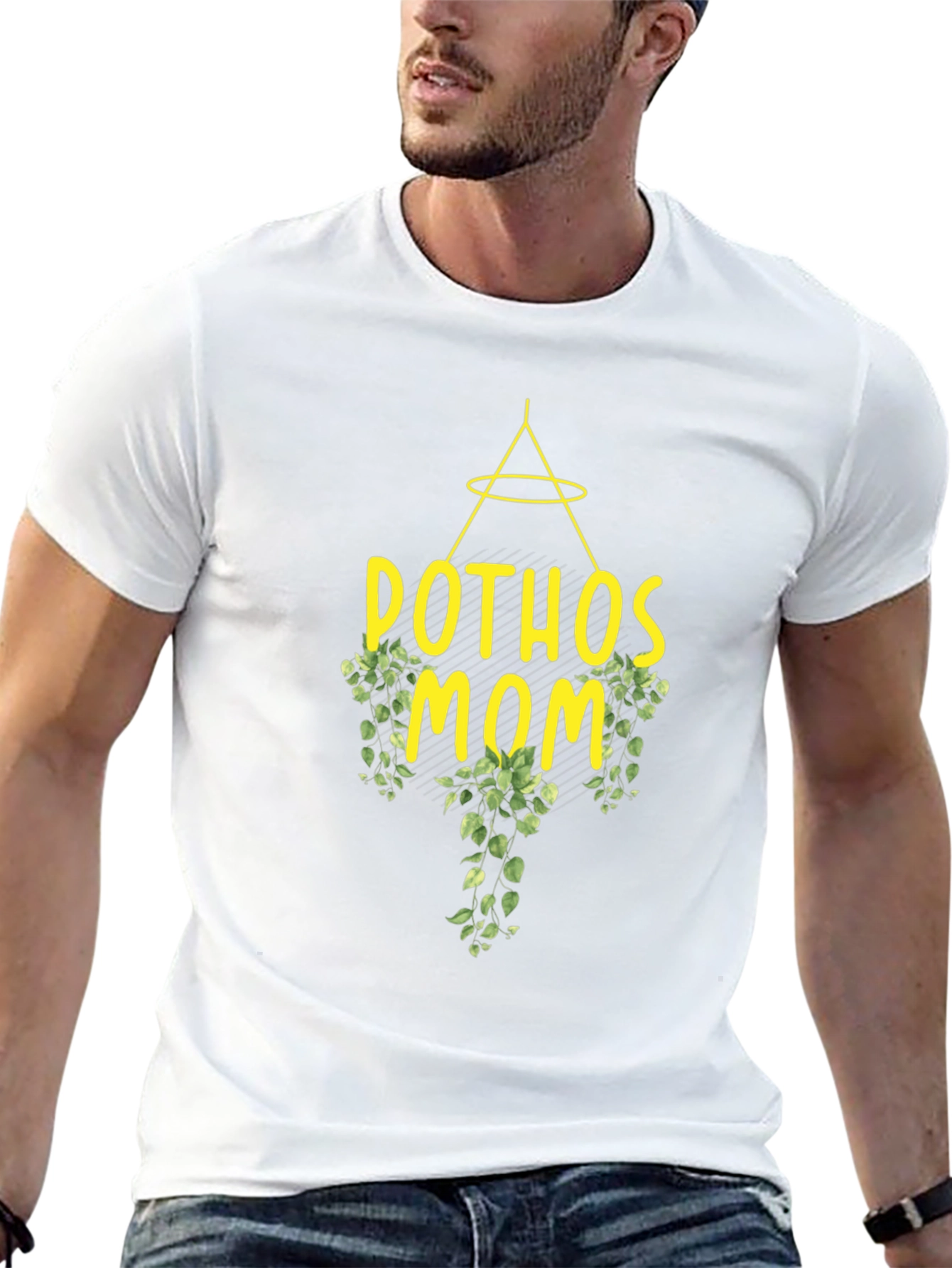 Pothos Mom Graphic T-Shirt - Plant Lover Tee